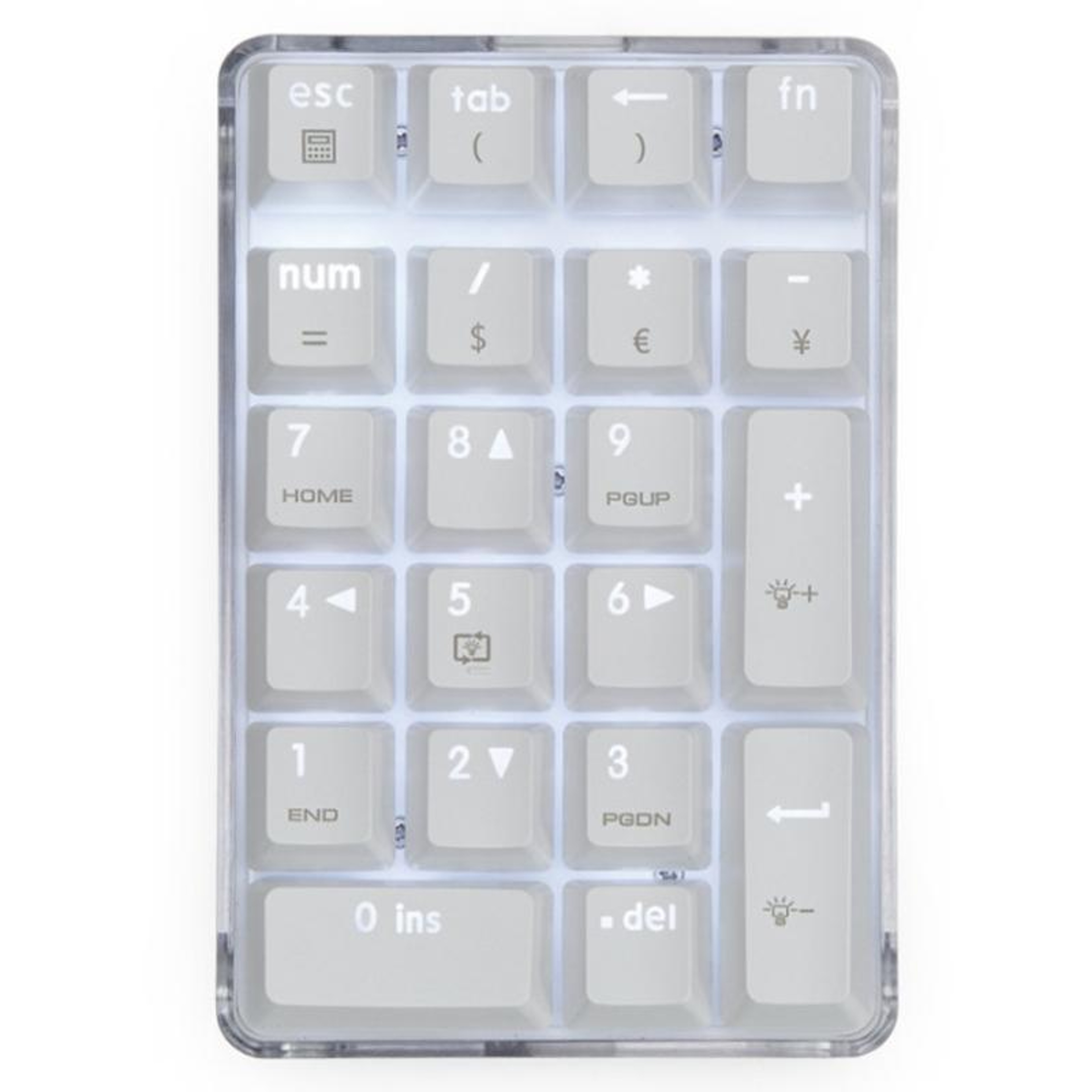 Little Kangaroo DS9817 Wired Numeric Keypad With Backlit Keys For Finance Banking  Office Use 0
