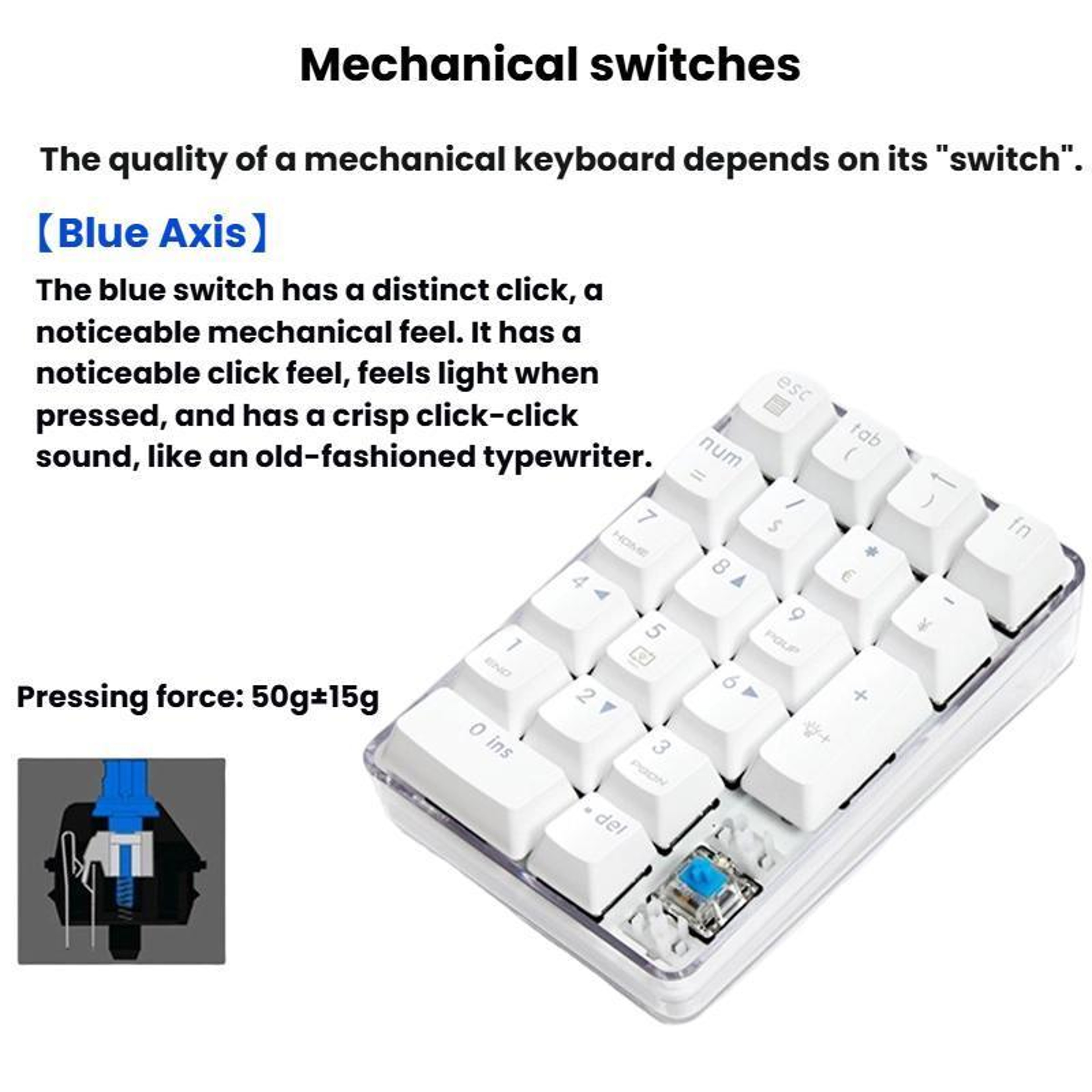 Little Kangaroo DS9817 Wired Numeric Keypad With Backlit Keys For Finance Banking  Office Use 7