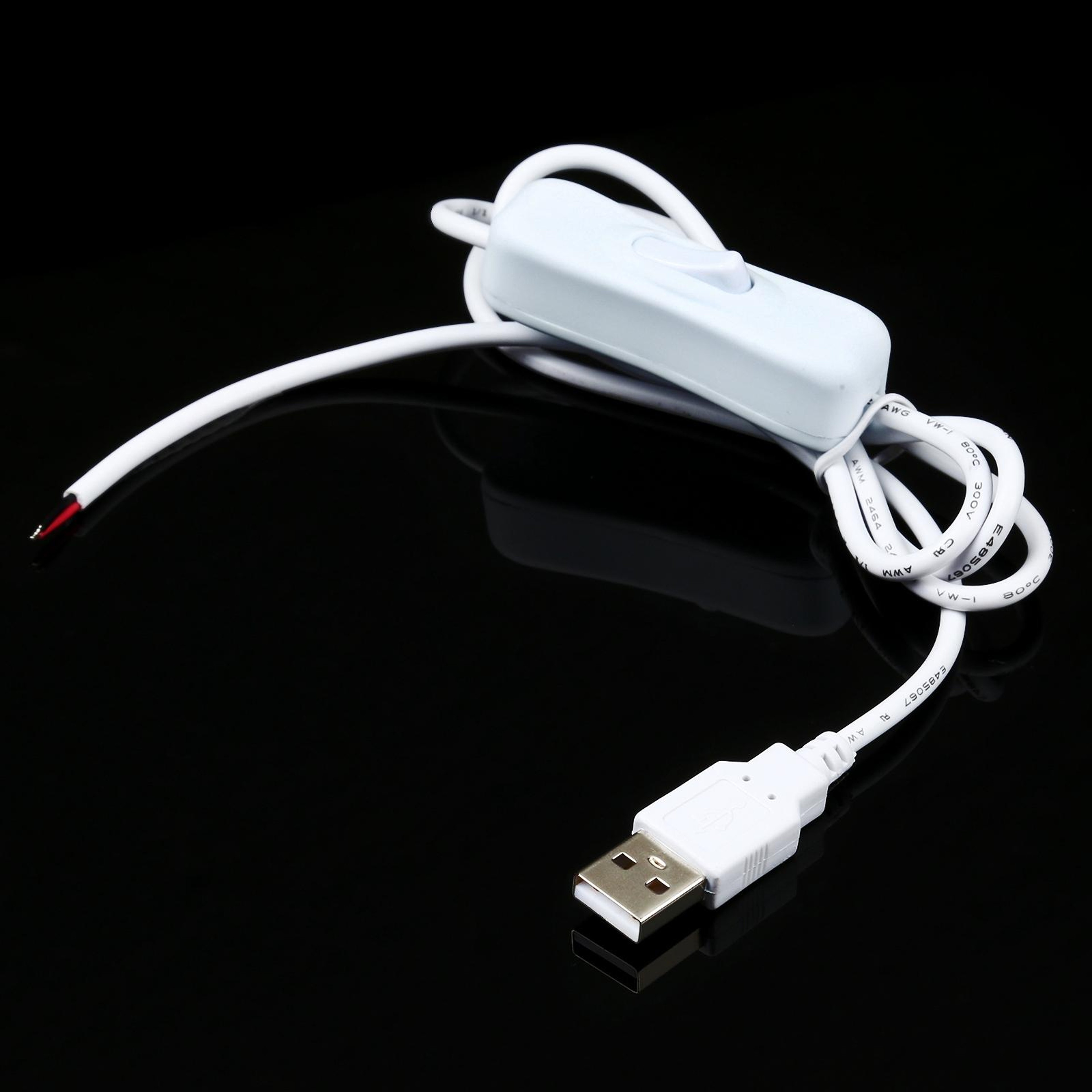 USB LED Power Cable with Inline Switch for LED Light Strips 1.6m – view 6