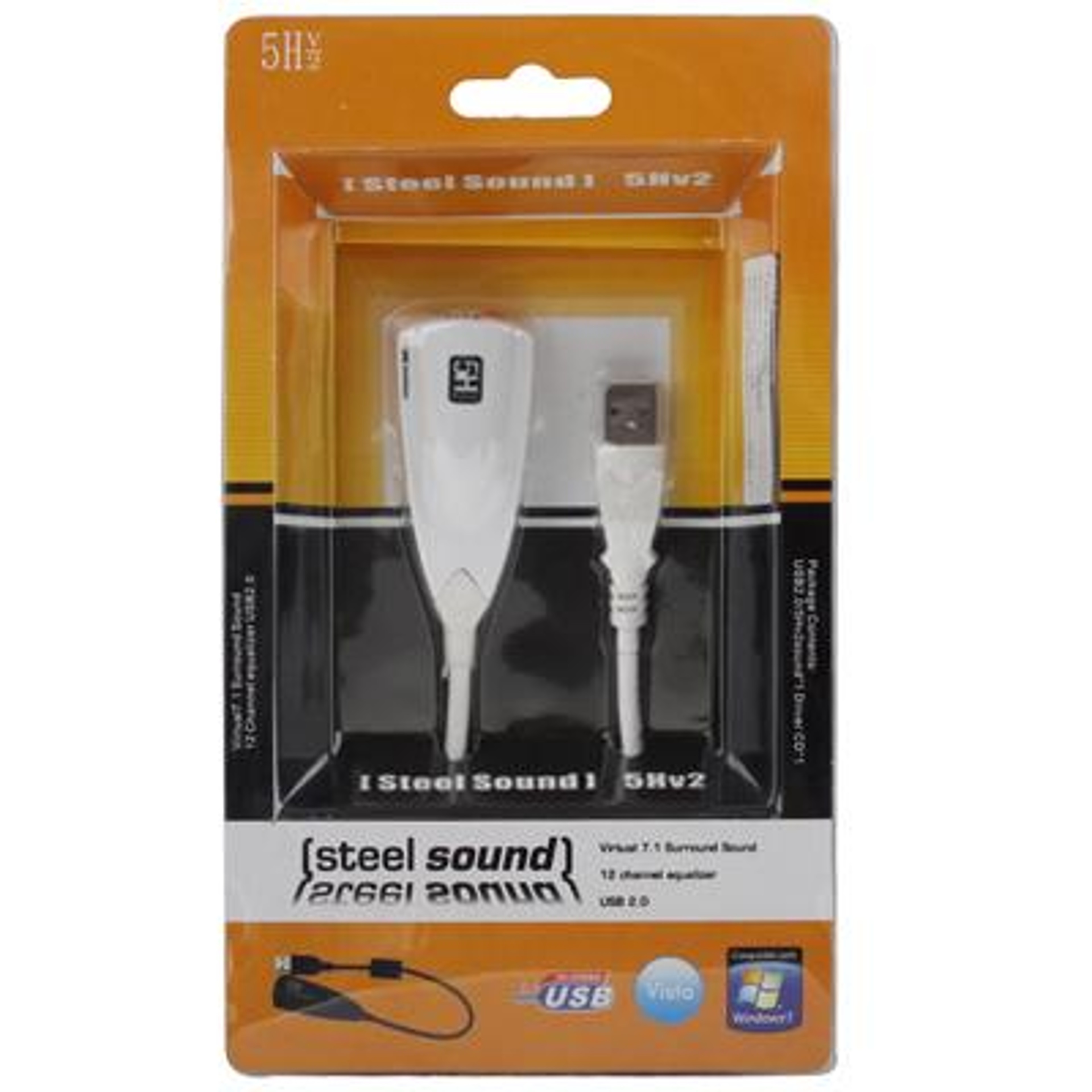SteelSeries 5H V2 USB Sound Adapter with 7.1 Virtual Surround Sound External Sound Card – view 5