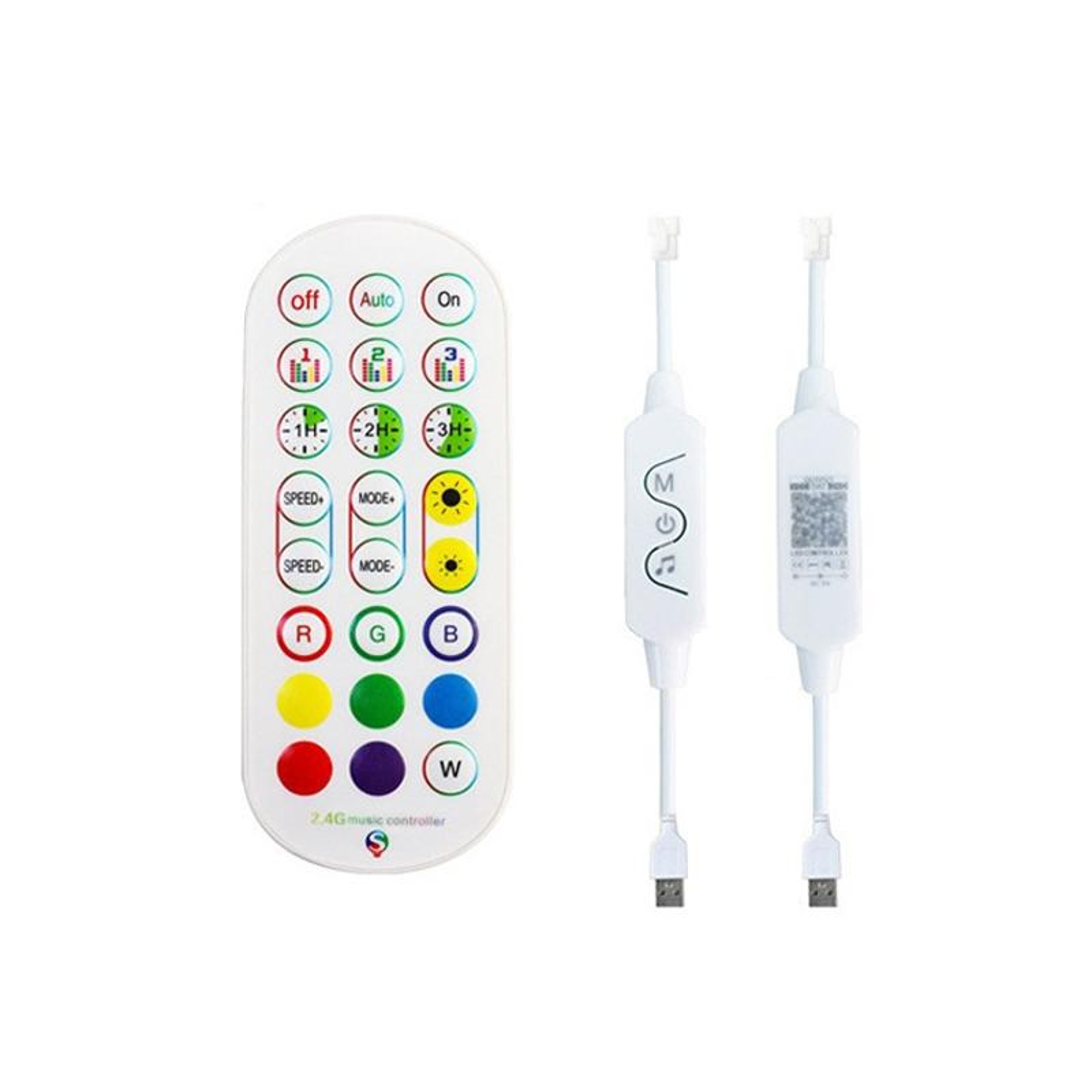 24-Key RGB LED Controller with 2.4G Wireless Remote for RGB LED Strip Lights – view 7