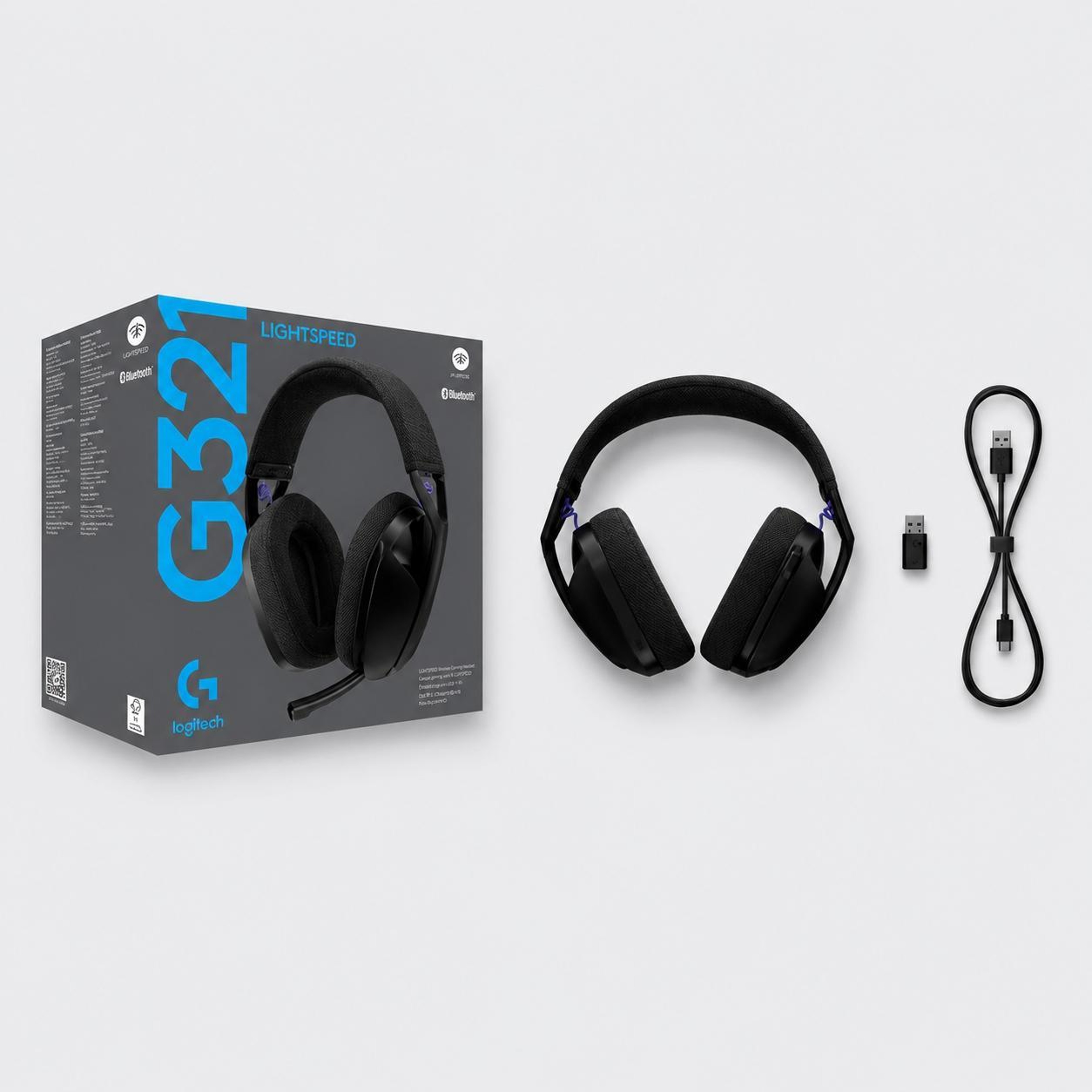 Logitech G321 Wireless Gaming Headset with Mic Bluetooth LIGHTSPEED Stereo Audio – view 3