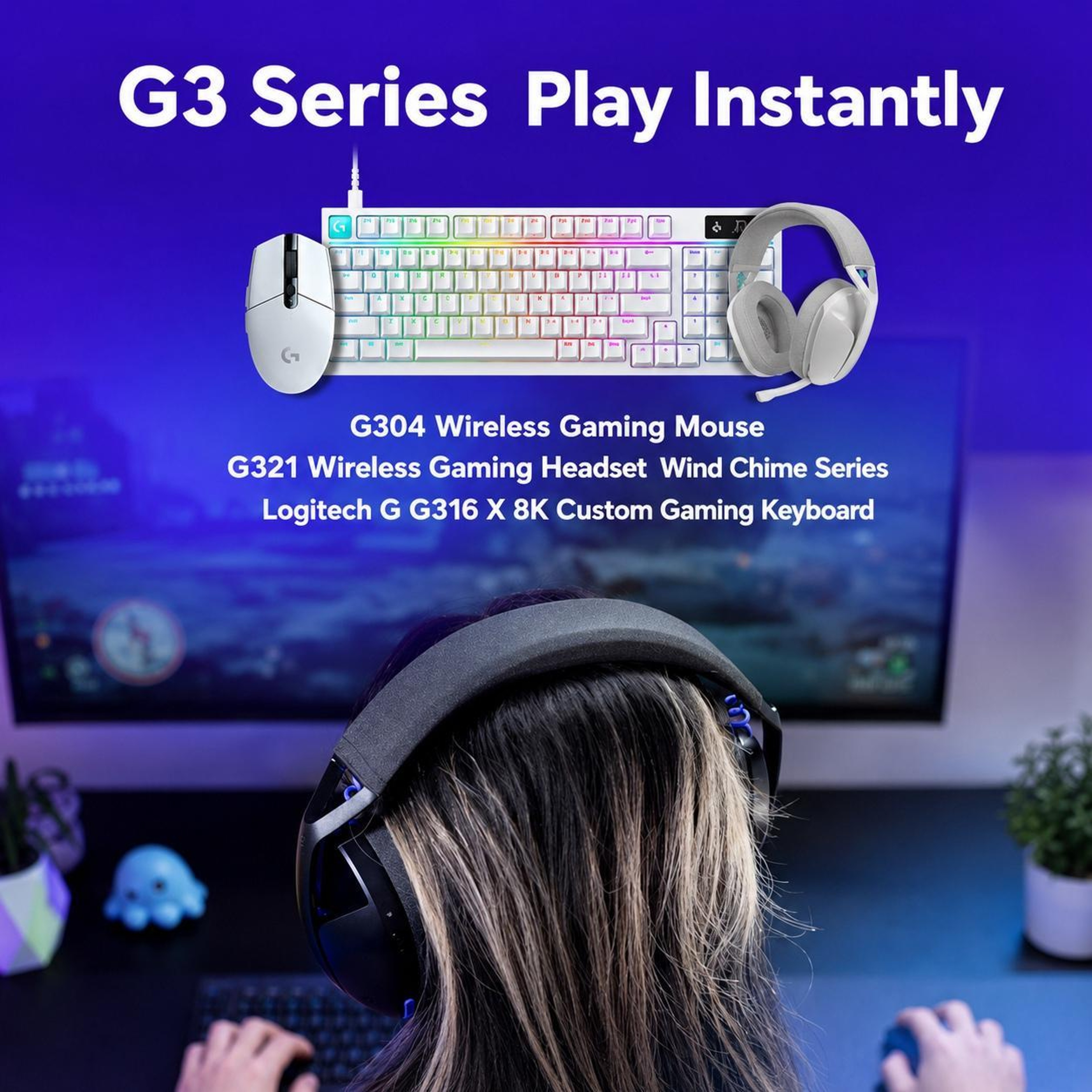Logitech G321 Wireless Gaming Headset with Mic Bluetooth LIGHTSPEED Stereo Audio – view 10