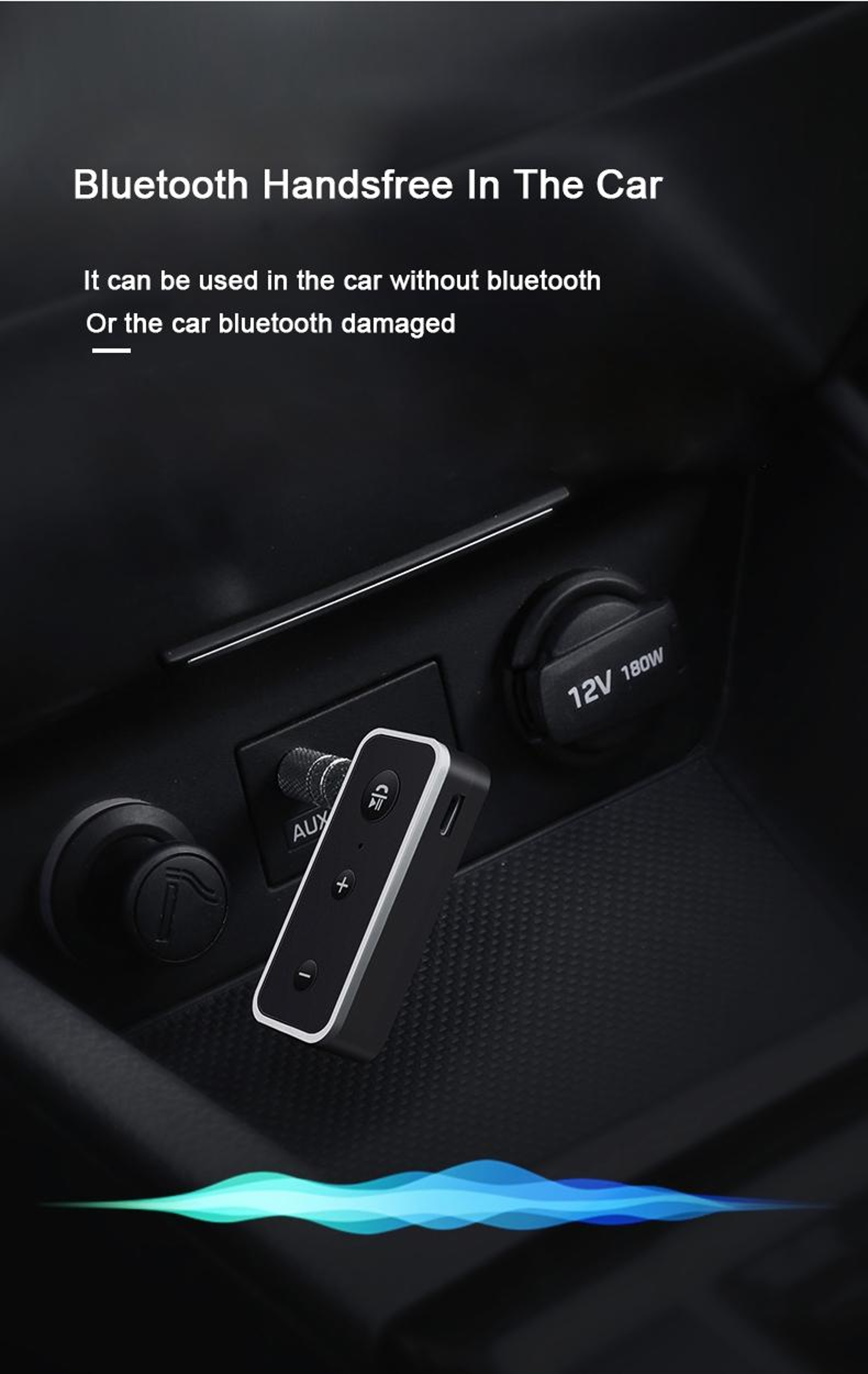 Bluetooth 50 AUX Audio Receiver Wireless Car Adapter With Hands Free Calling For Home And Car Stere 17