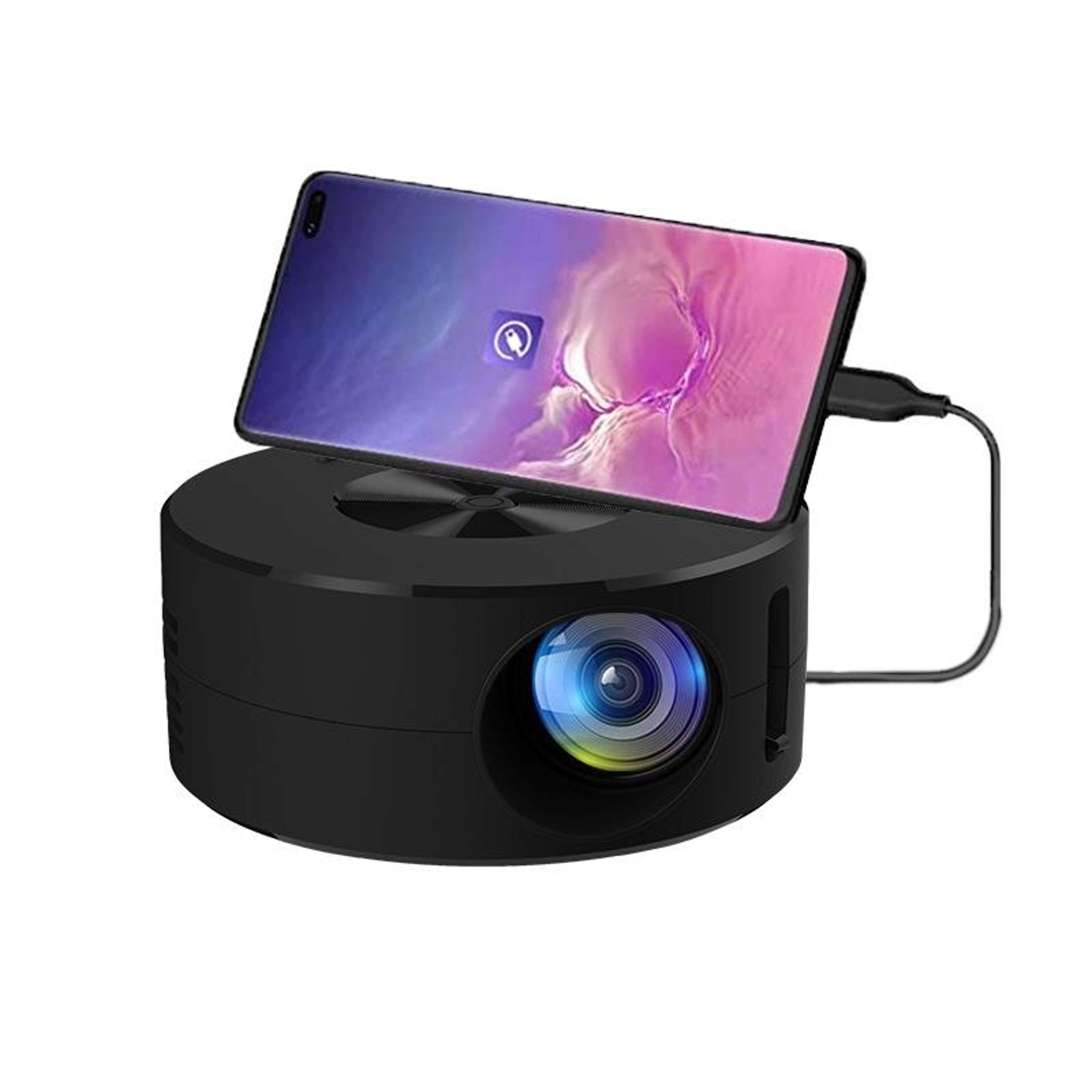 YT200 Mini Projector USB Powered Portable Projector for Phone Screen Home Entertainment – view 8