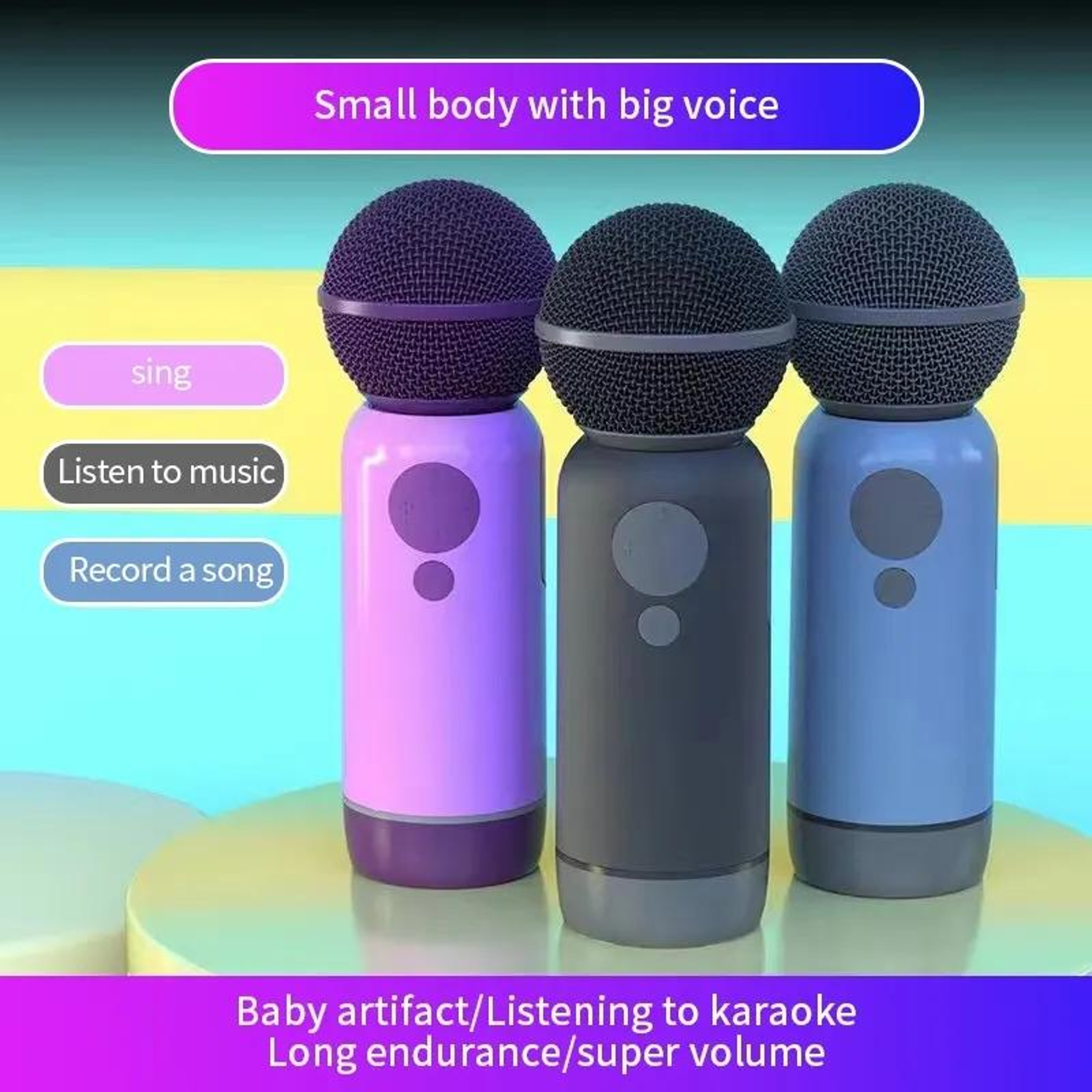K1 Bluetooth Microphone Portable Wireless Karaoke Mic for Mobile Phones – view 5