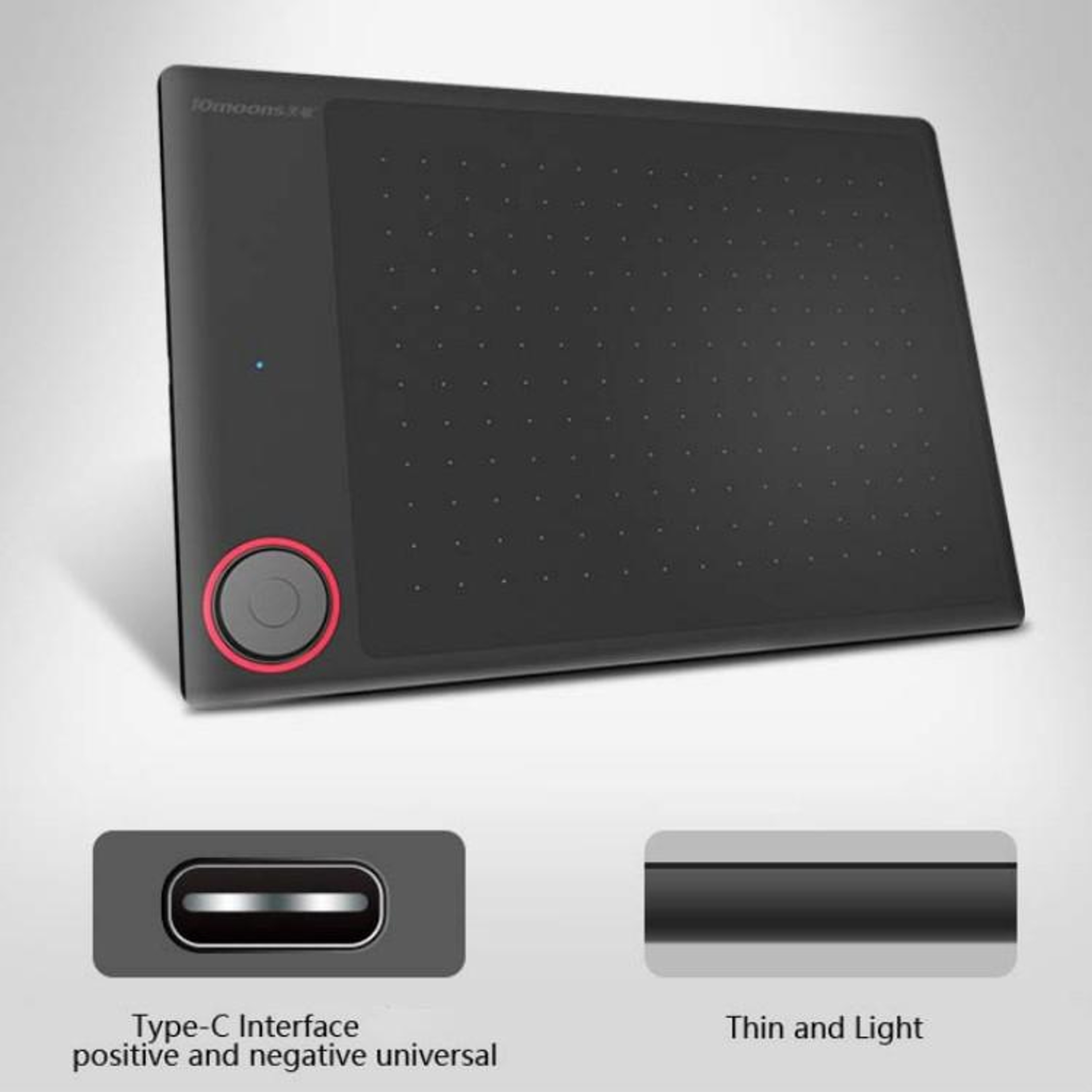 10Moons G30 Drawing Tablet with 8192 Pressure Pen for PC Android and Mac Graphics Tablet – view 8