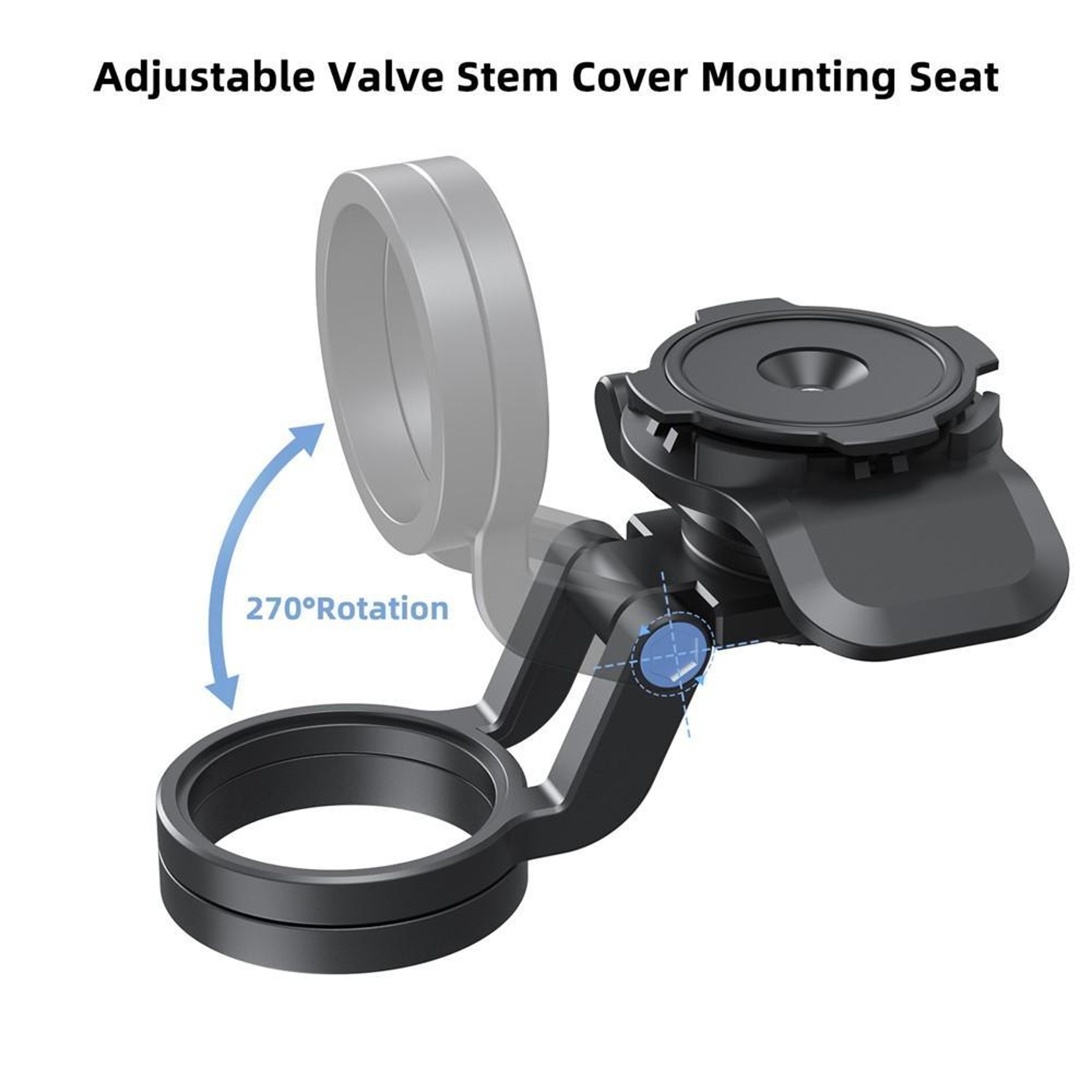 HL-143H Bike Phone Mount Quick Release Bicycle Phone Holder Aluminum Stem Cap Mount – view 4