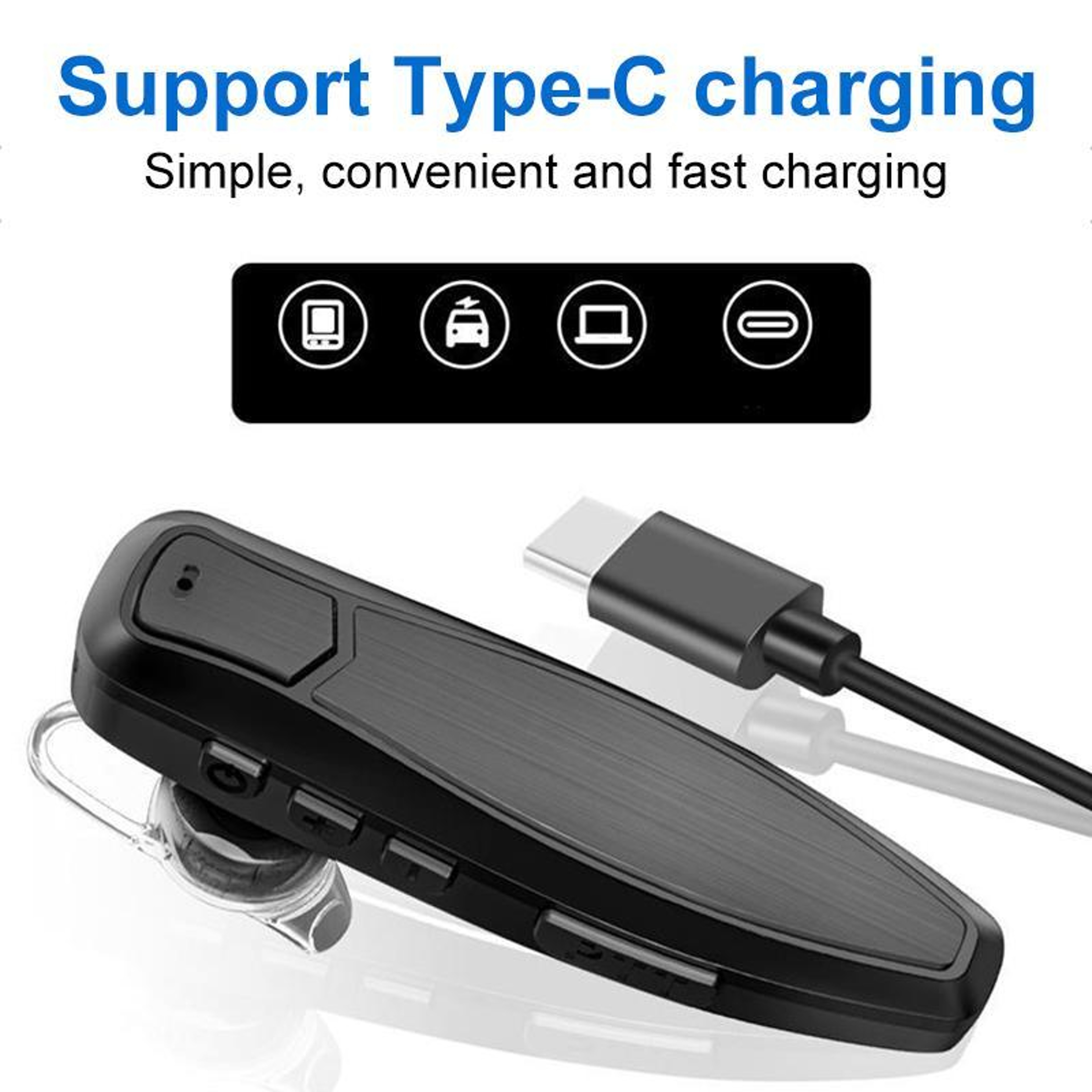 Walkie Talkie Bluetooth Headset Wireless Radio Earpiece for Baofeng UV-5R BF-888S Quansheng UV-K5 K6 – view 8