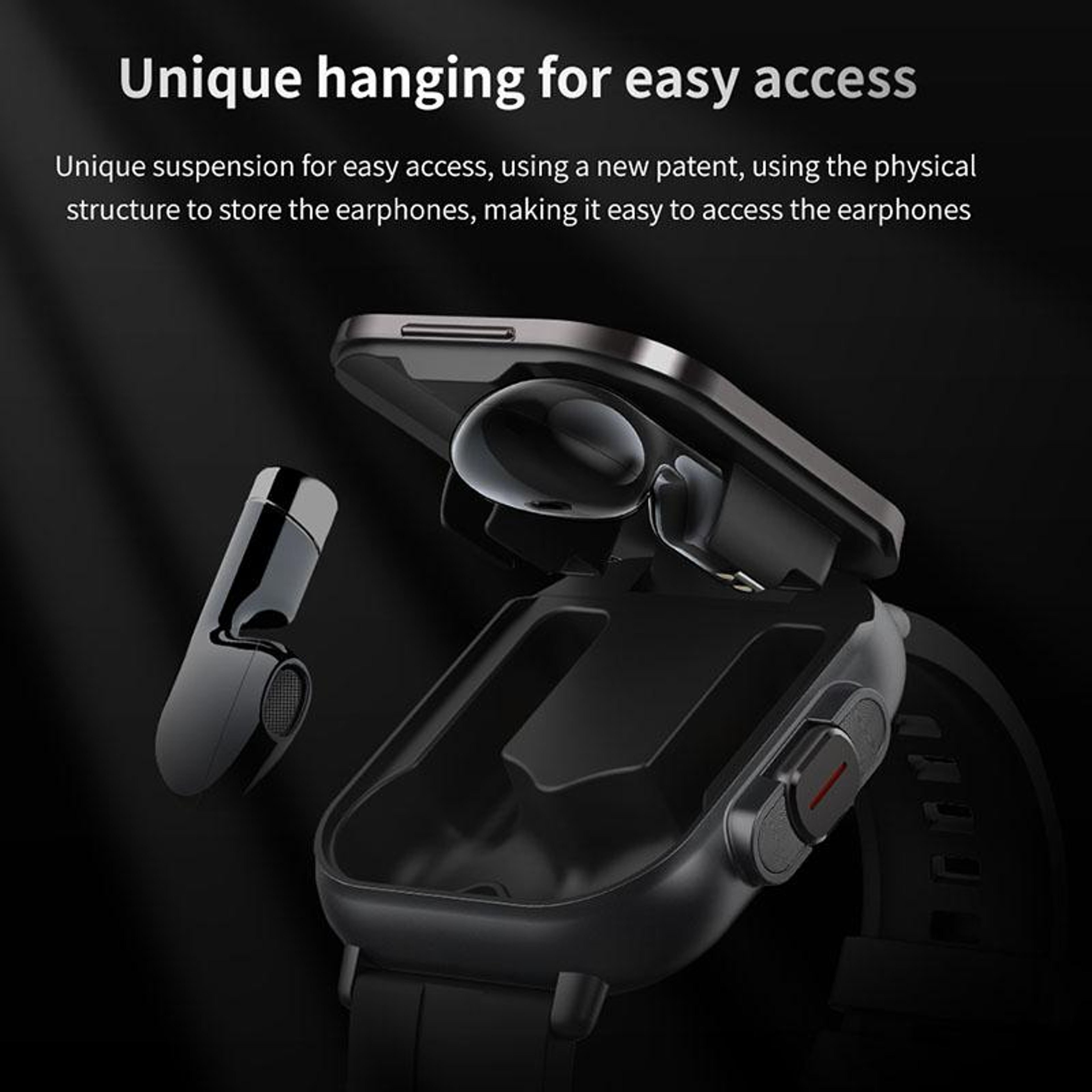 D8 Bluetooth Smart Watch with Earbuds NFC Health Monitoring Fitness Tracker Steel Band – view 7