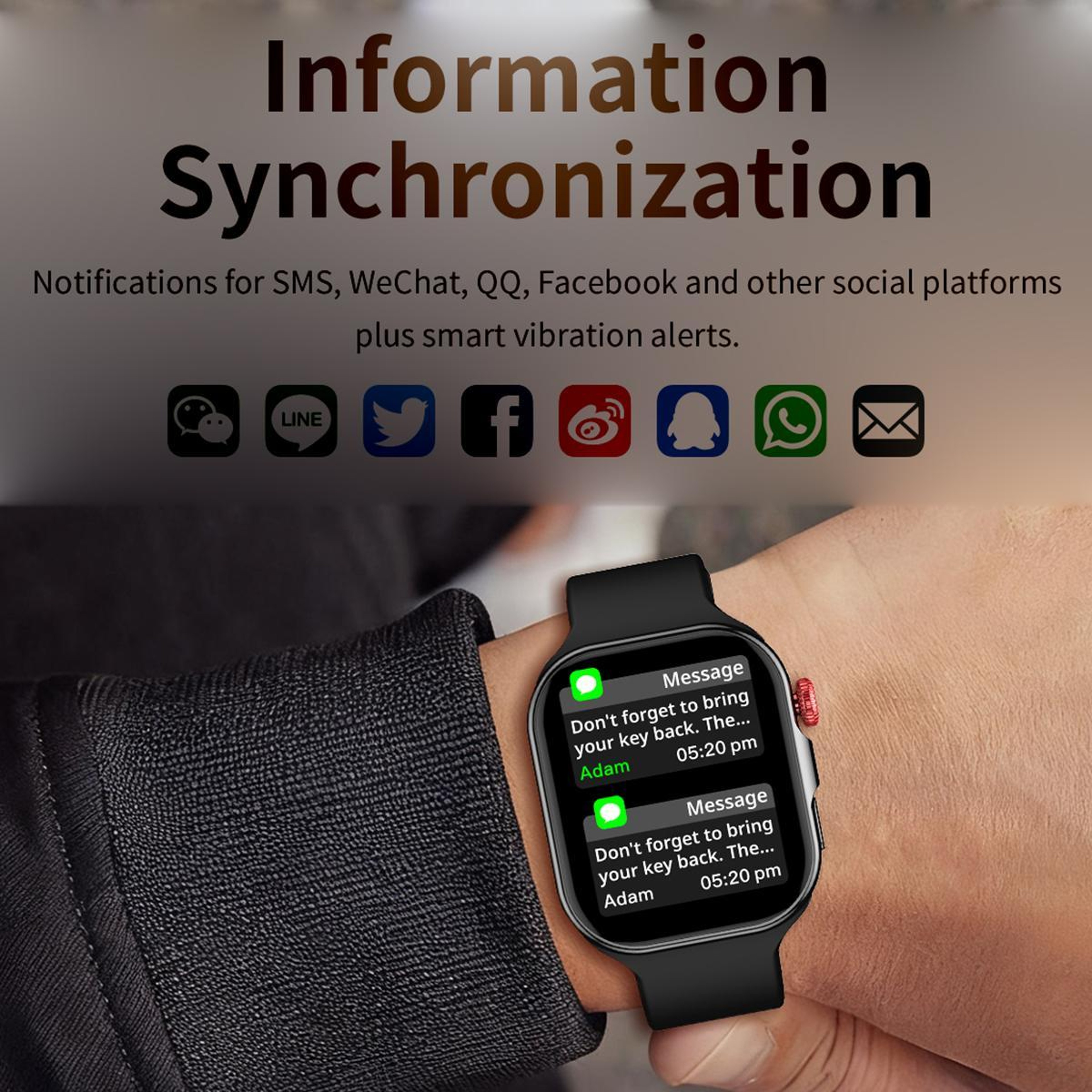 CY39 Bluetooth Smart Watch with HD Display Health Monitoring and Sports Fitness Tracker – view 13