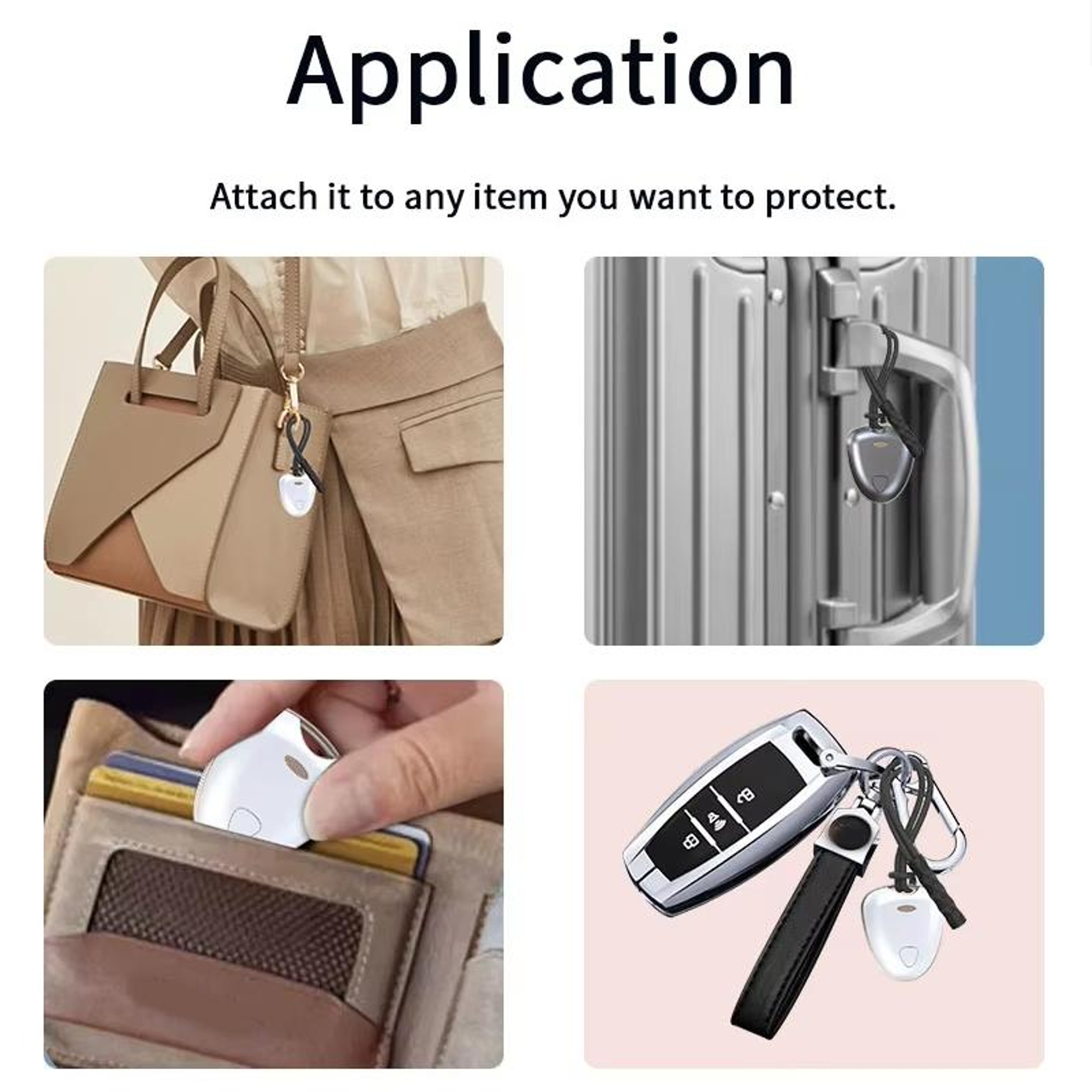 Smart Tracker Tag Find My Compatible Bluetooth Key Finder for Keys Bags Wallets – view 9