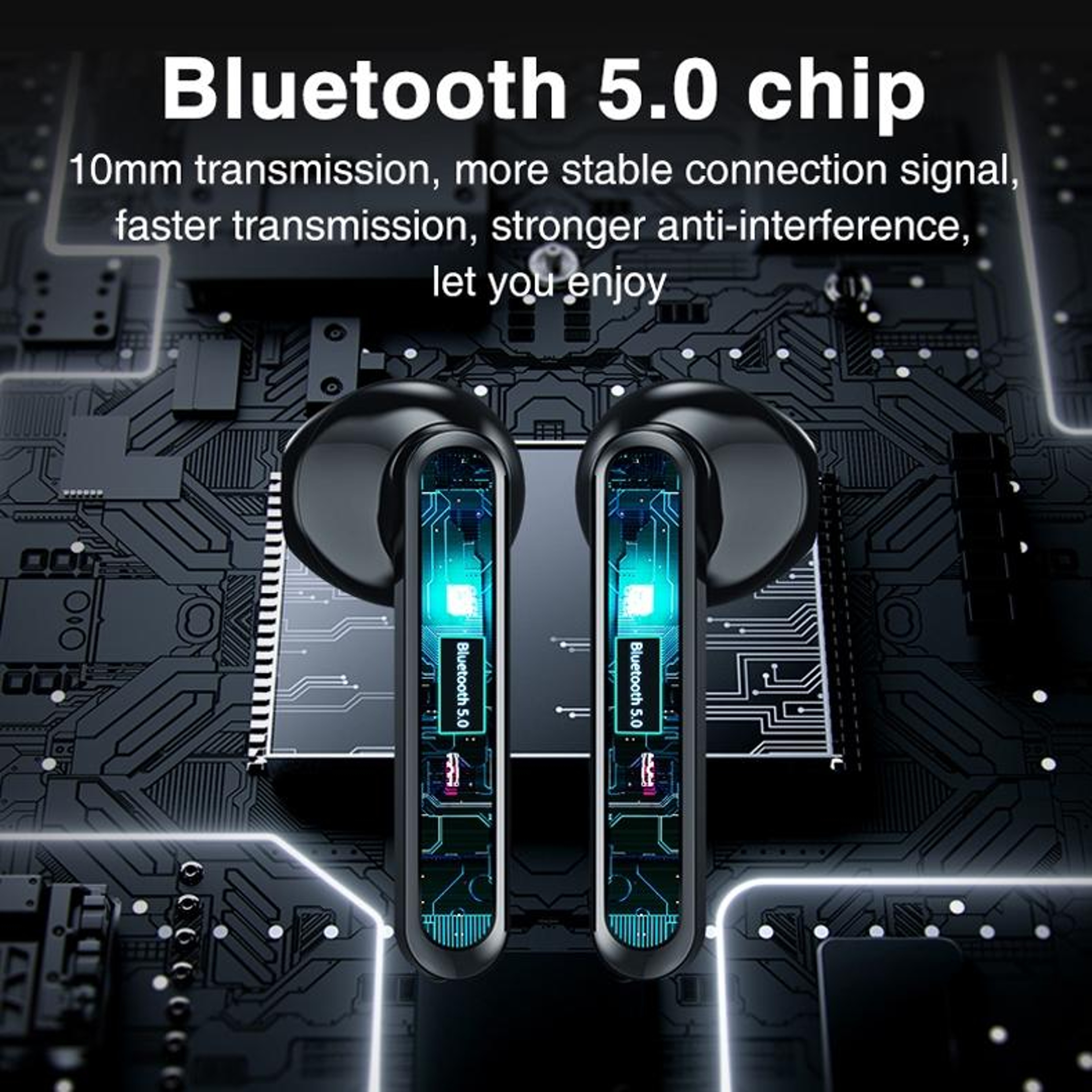 P100Pro Wireless Earbuds Bluetooth 50 TWS Earbuds With LED Display Charging Case 6
