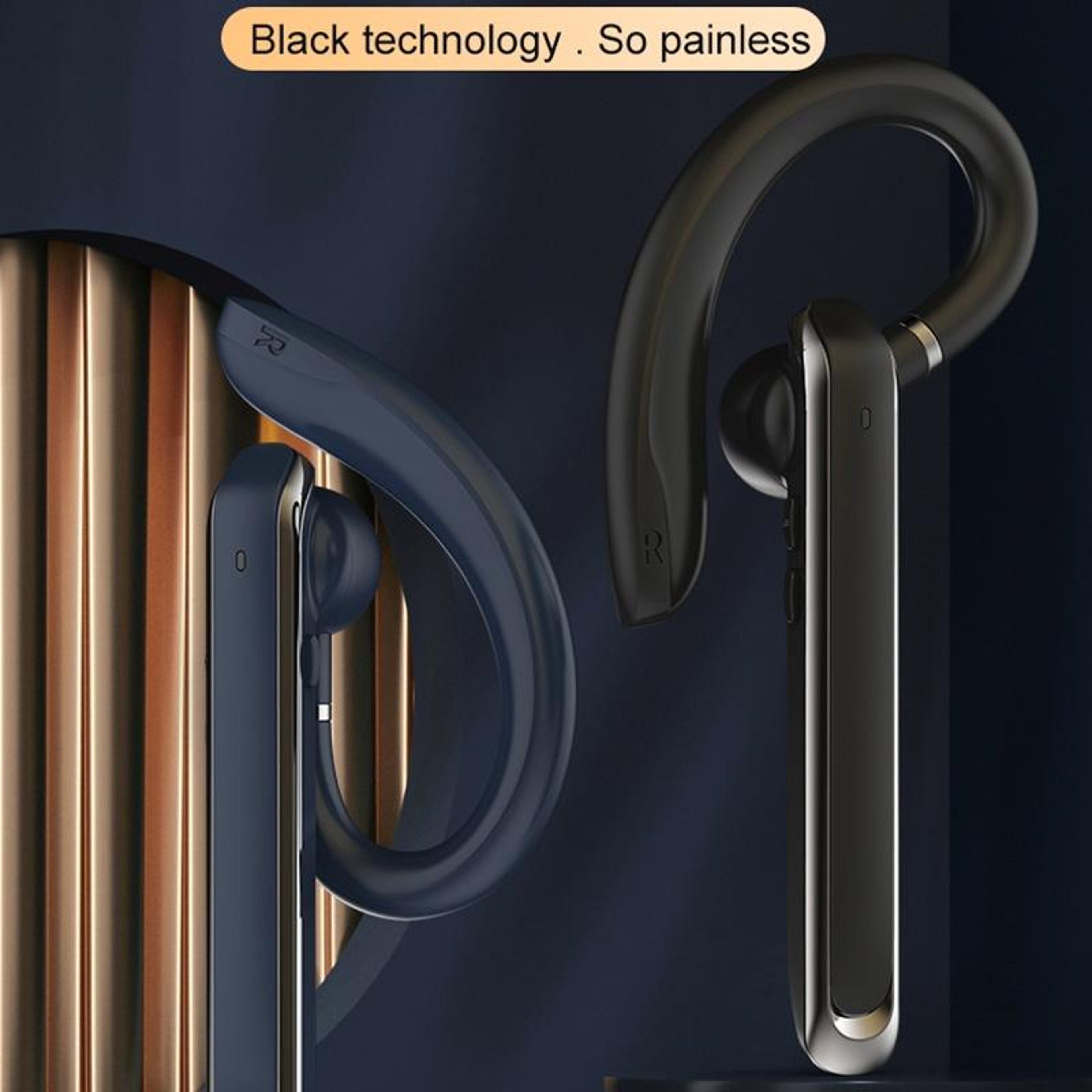 880 Bluetooth Headset with ENC Noise Cancelling Headset Bluetooth 5.2 Wireless Earphone – view 2
