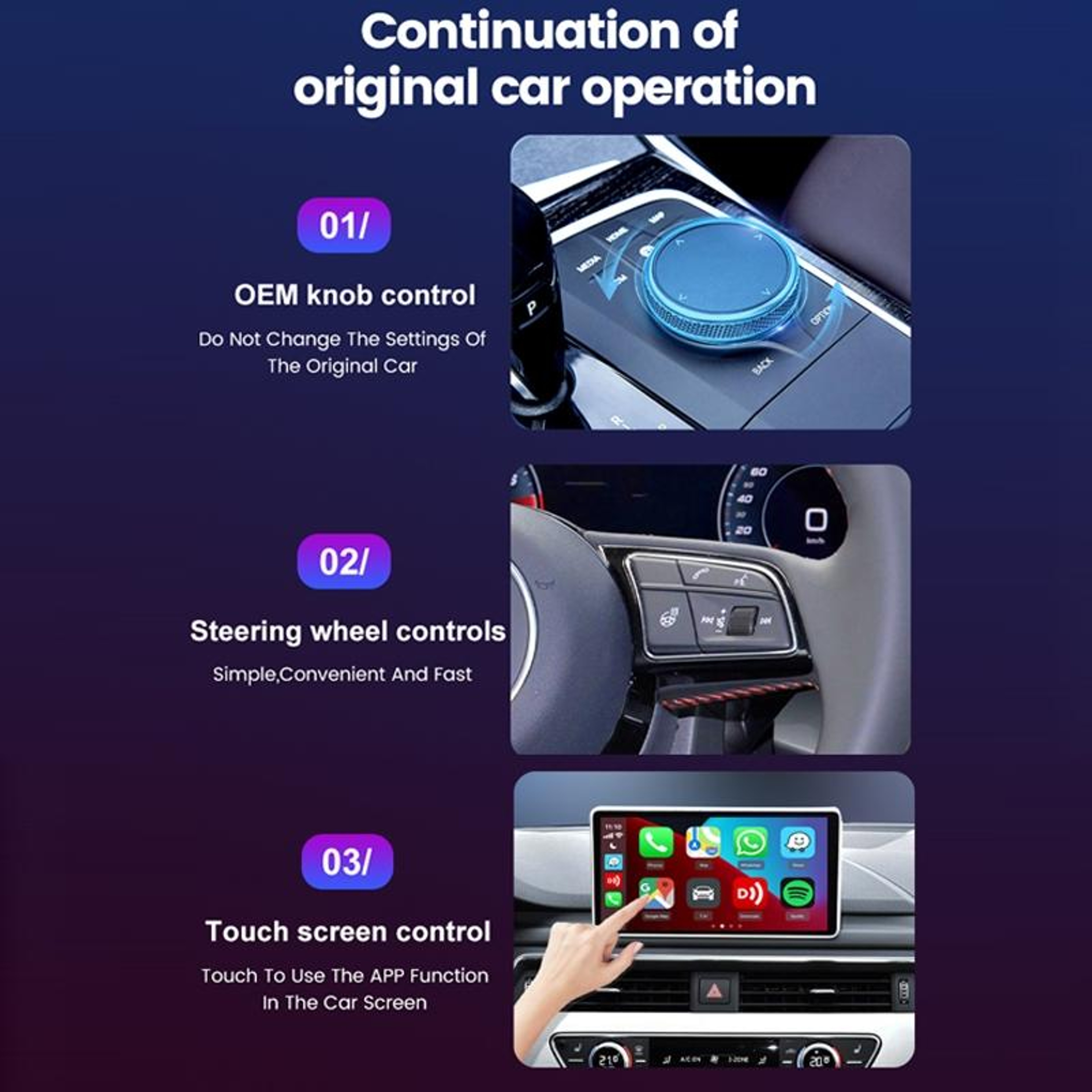 2Air Wireless CarPlay Adapter and Wireless Android Auto Adapter Plug and Play CarPlay Wireless Dongle – view 12