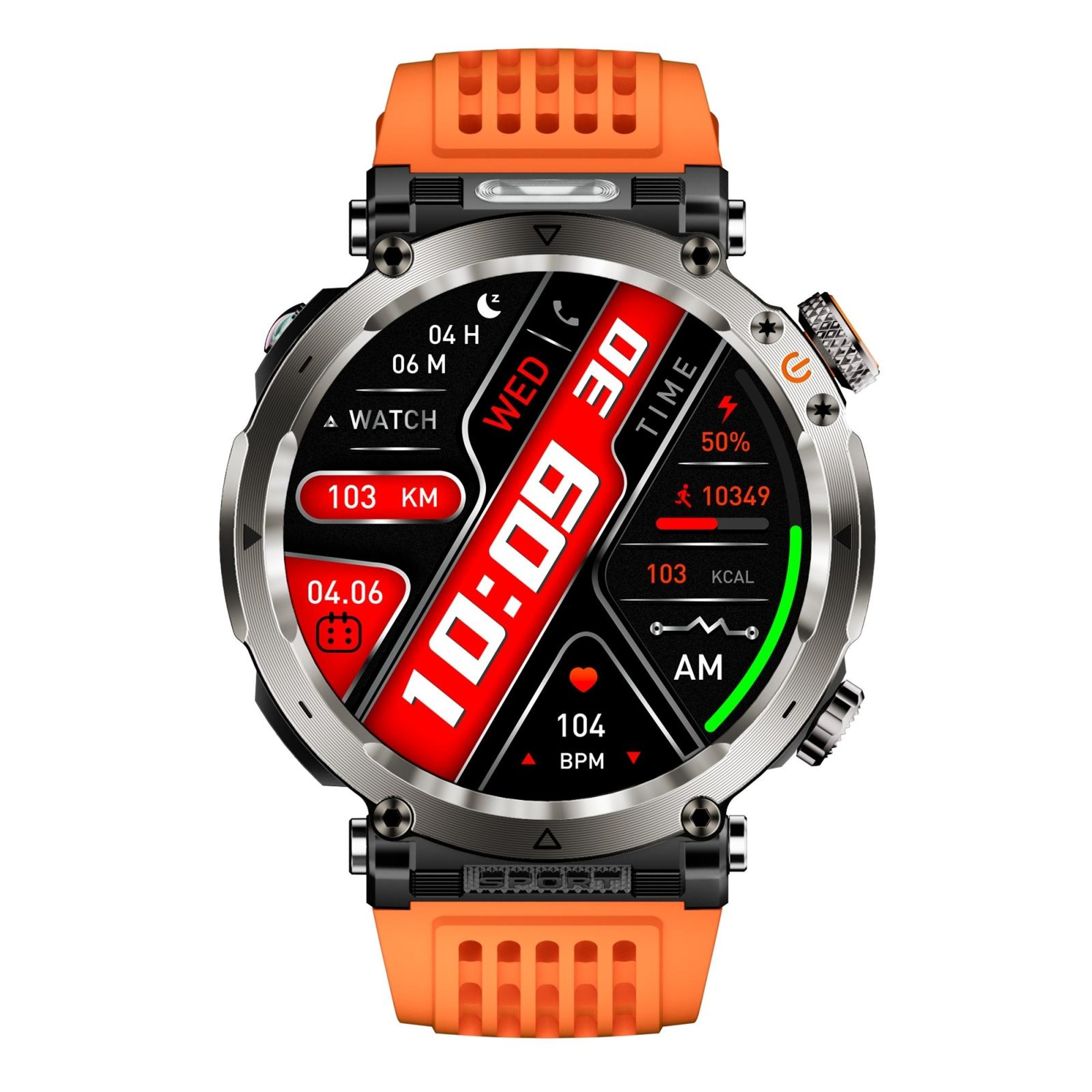 HT30 Smart Watch IP68 Waterproof Smartwatch with Bluetooth Calling Flashlight Compass – view 2