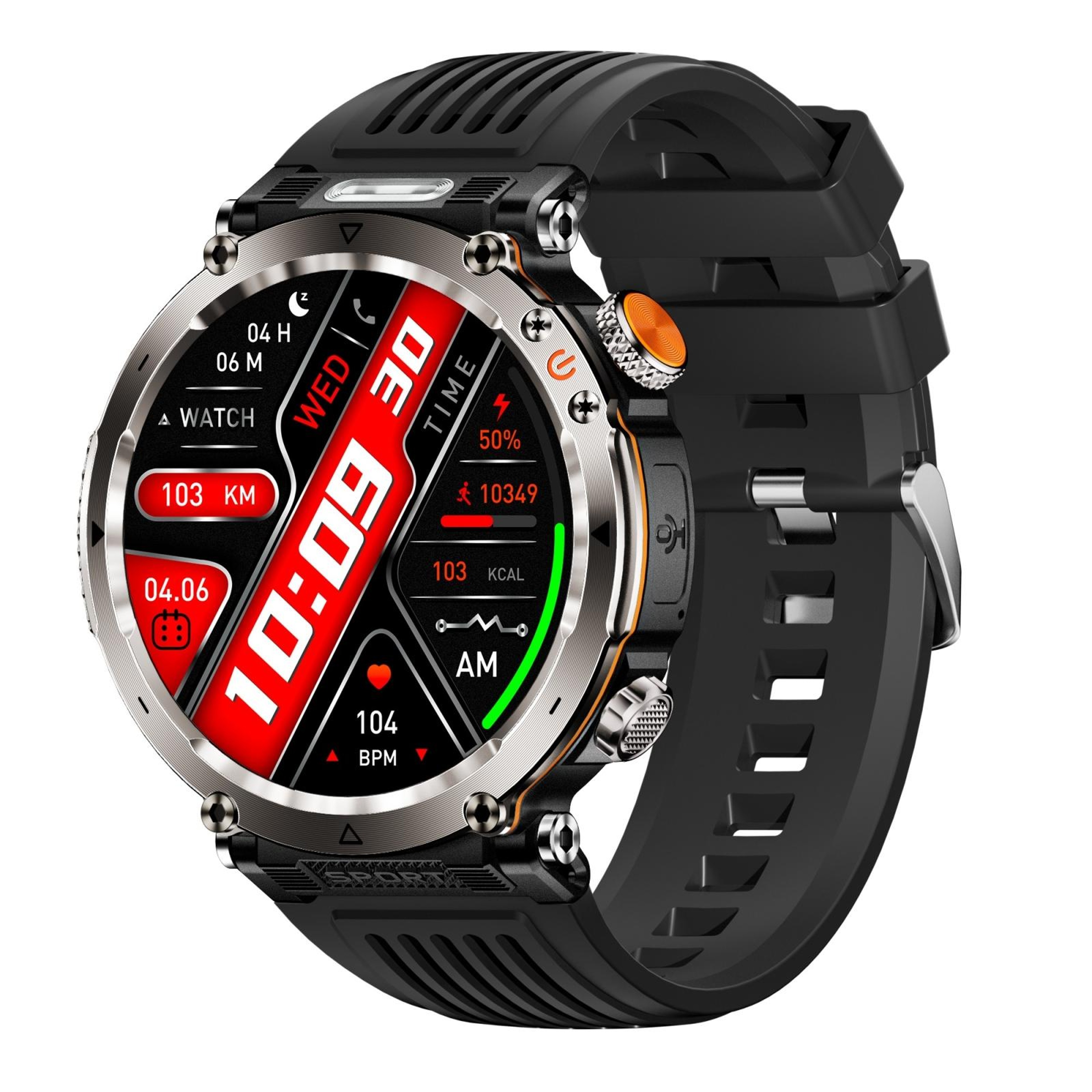 HT30 Smart Watch IP68 Waterproof Smartwatch with Bluetooth Calling Flashlight Compass – view 15