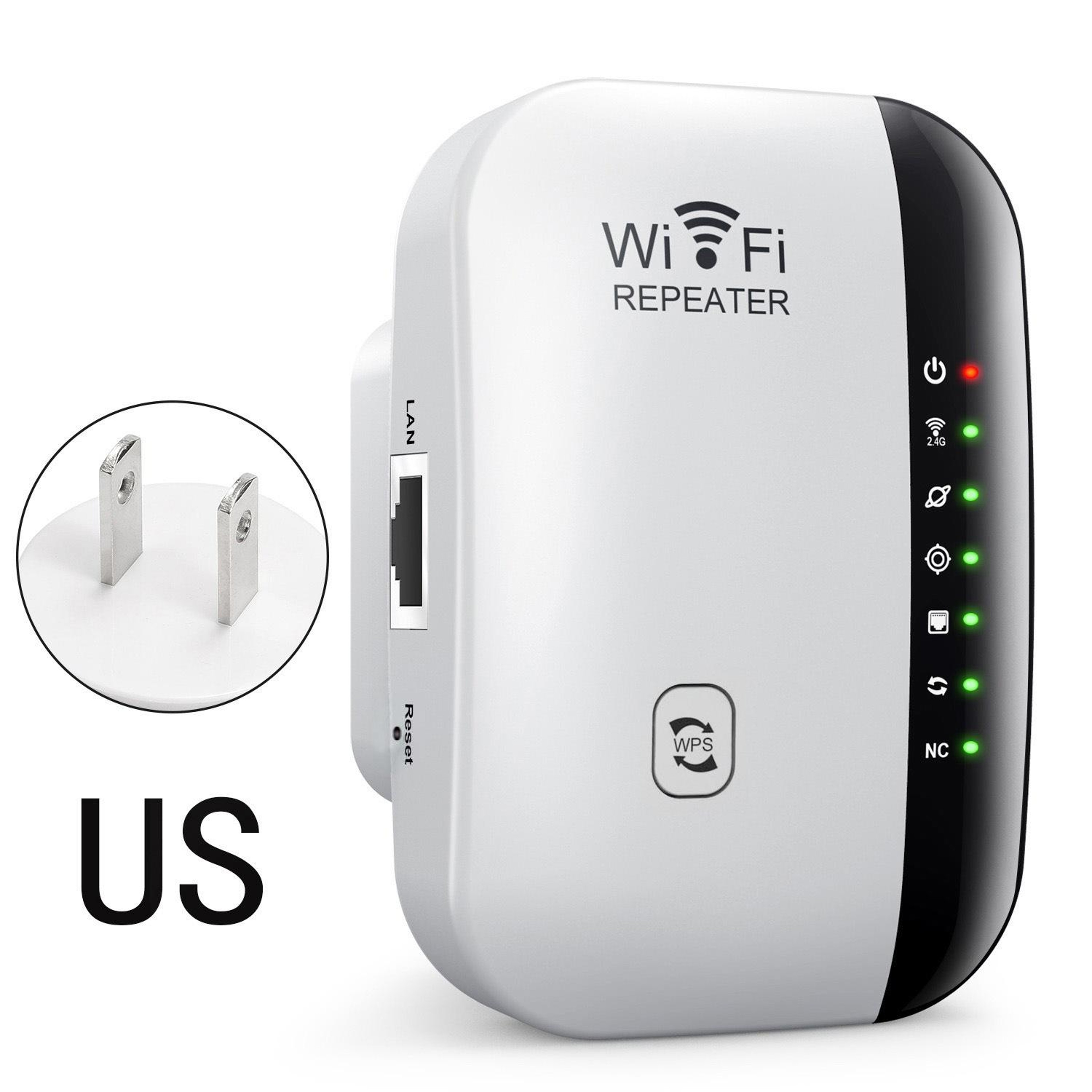 300Mbps WiFi Range Extender Wireless Repeater WiFi Signal Booster With WPS US Plug 0