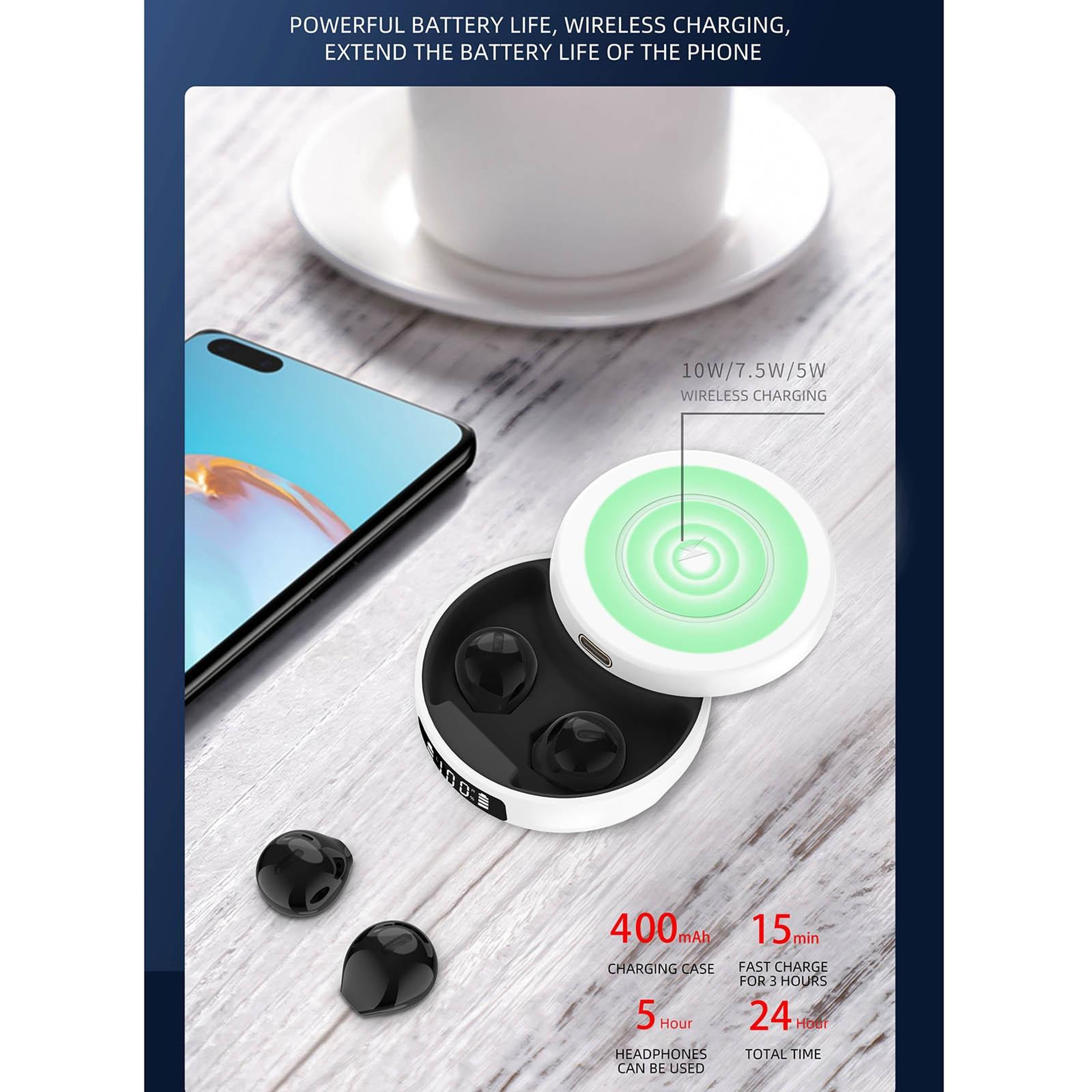 X6WS Wireless Bluetooth Earbuds with Digital Display TWS Earbuds and Wireless Charging – view 5
