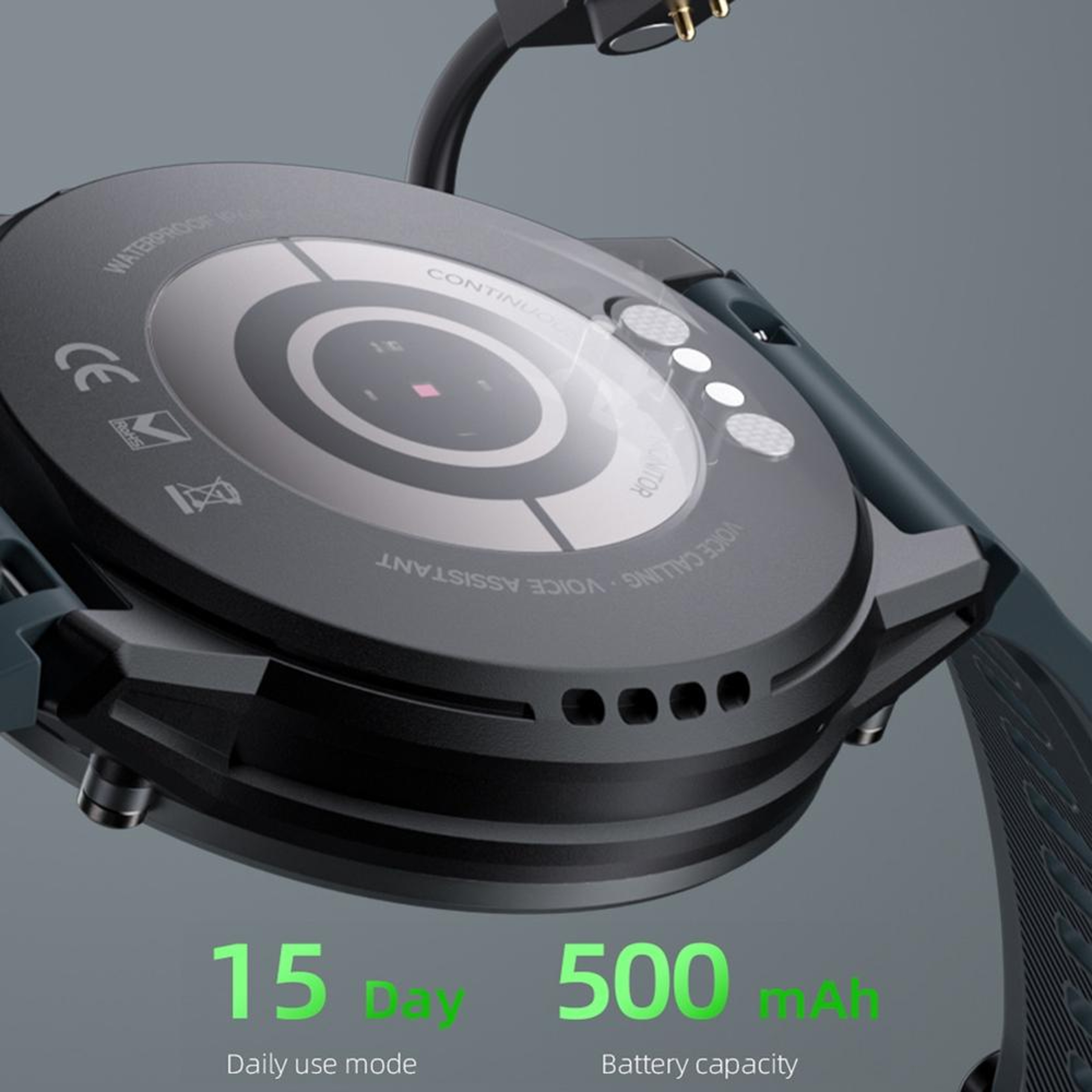 LOKMAT ZEUS4 PRO Bluetooth Calling Smartwatch with AMOLED Smart Watch Health Fitness Tracker – view 4