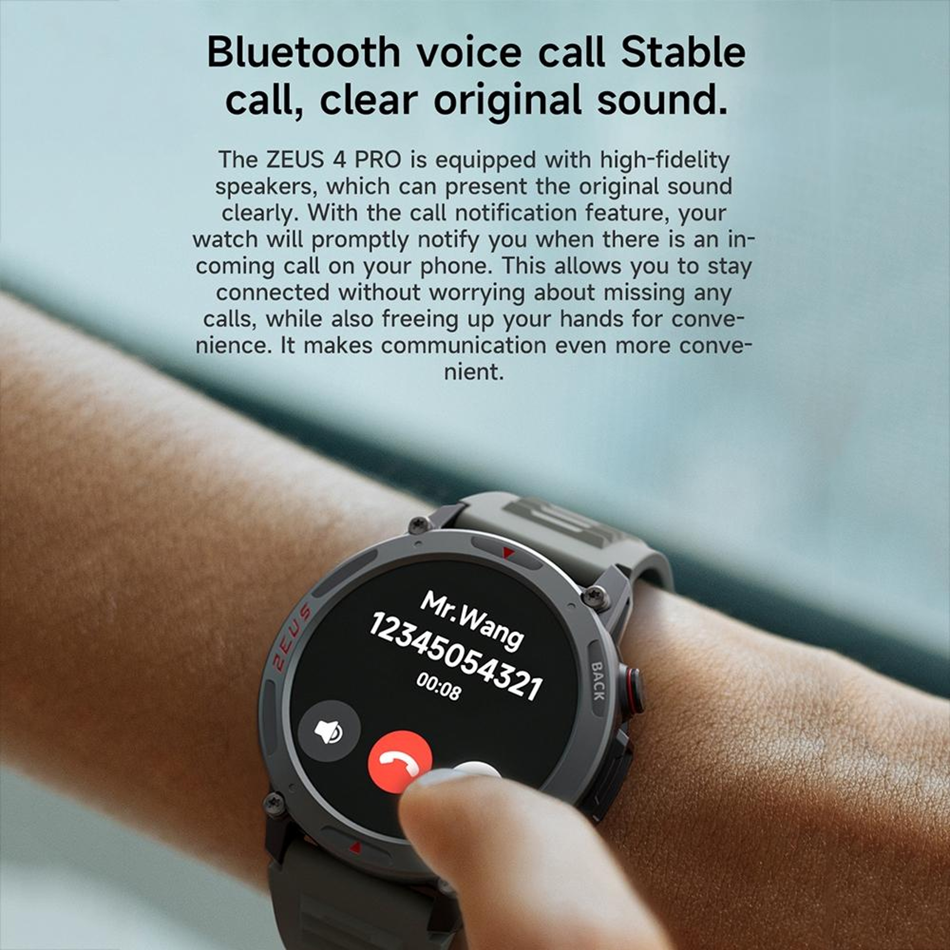 LOKMAT ZEUS4 PRO Bluetooth Calling Smartwatch with AMOLED Smart Watch Health Fitness Tracker – view 12