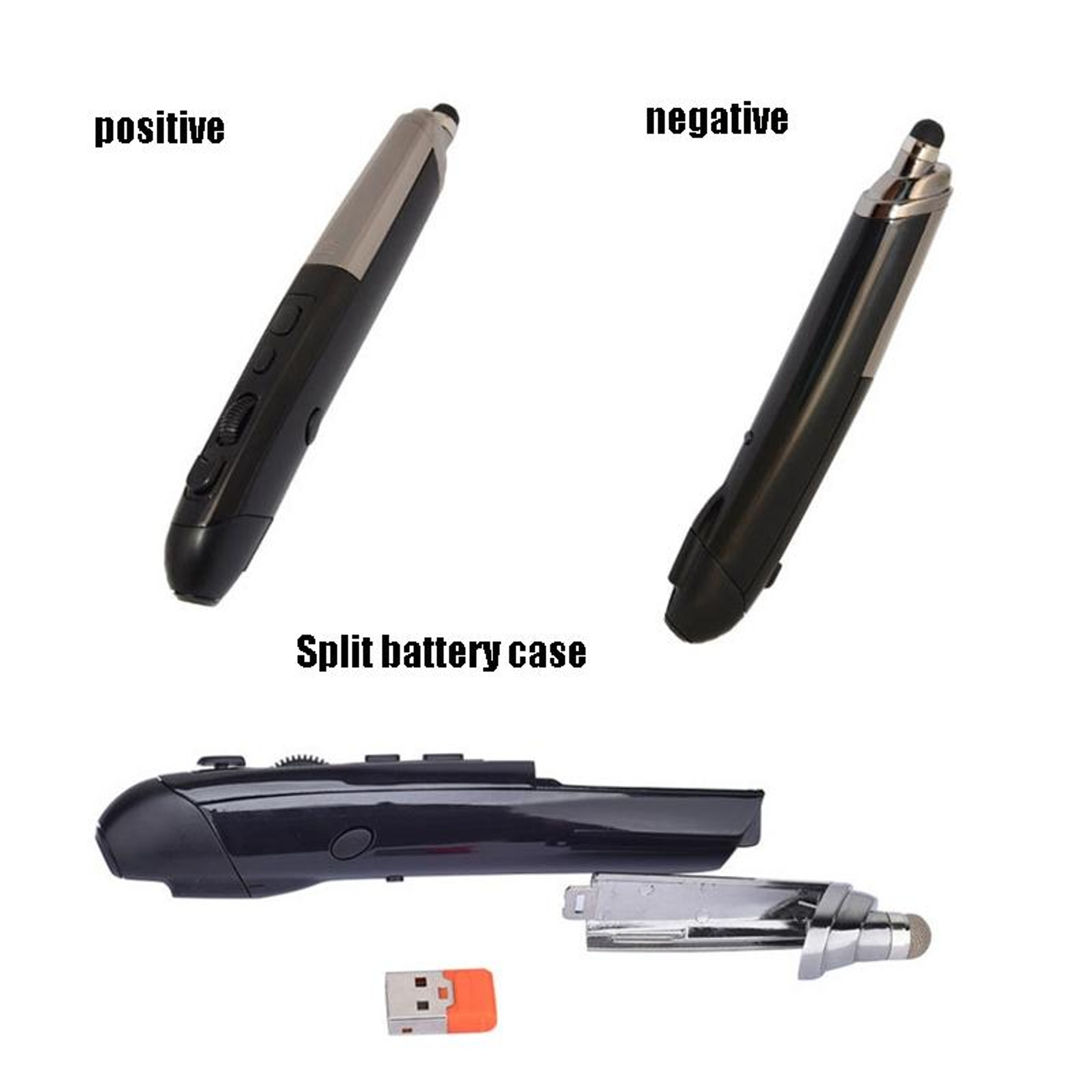 PR-08 Wireless Presentation Pen 1600 DPI Pen Mouse with PPT Clicker and Whiteboard Control – view 8