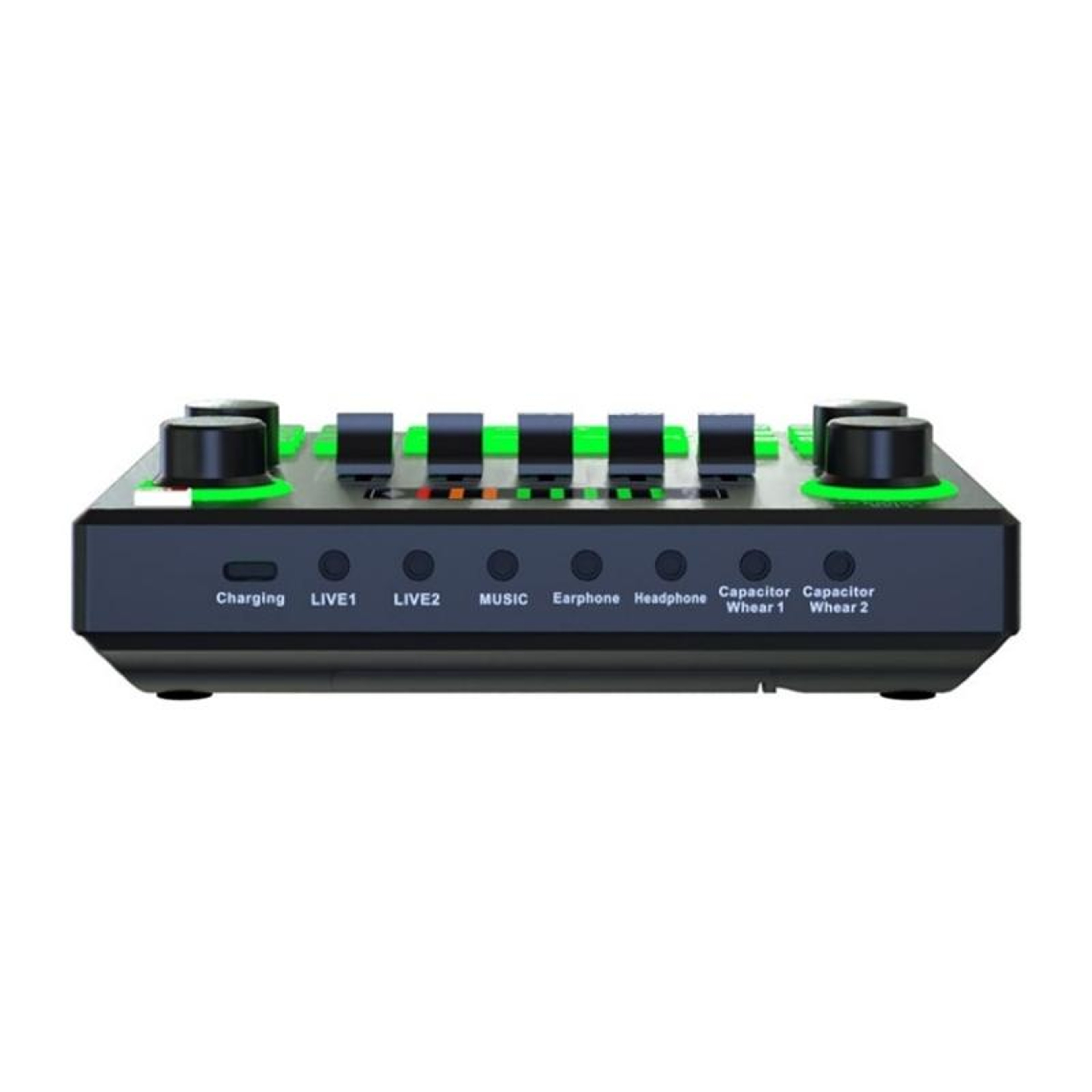 V9SJ Live Sound Card Audio Mixer Bluetooth Podcast Mixer for Streaming Recording Karaoke – view 4