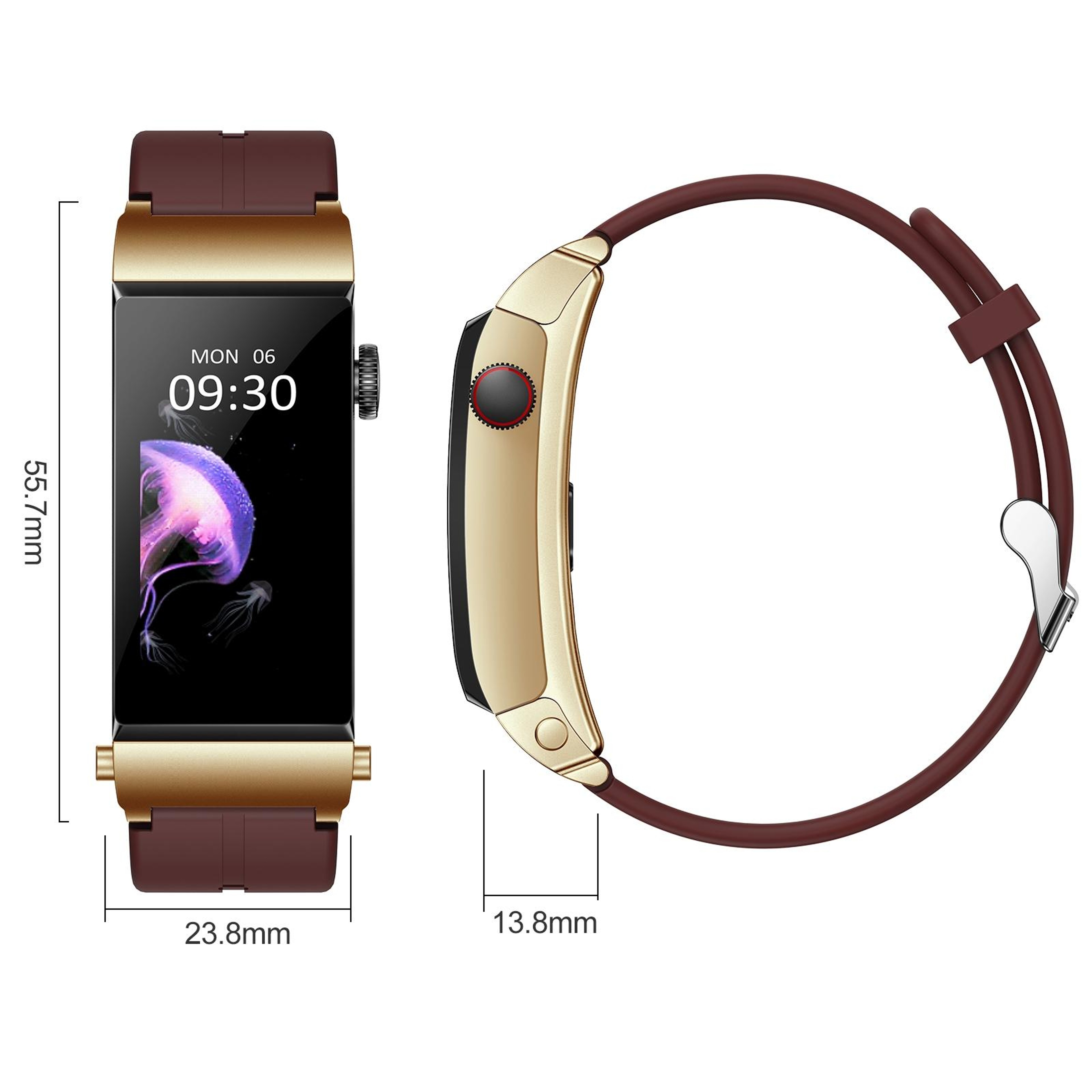 M6 Bluetooth Calling Smart Watch With Detachable Earbuds IP68 Waterproof Fitness Tracker 2