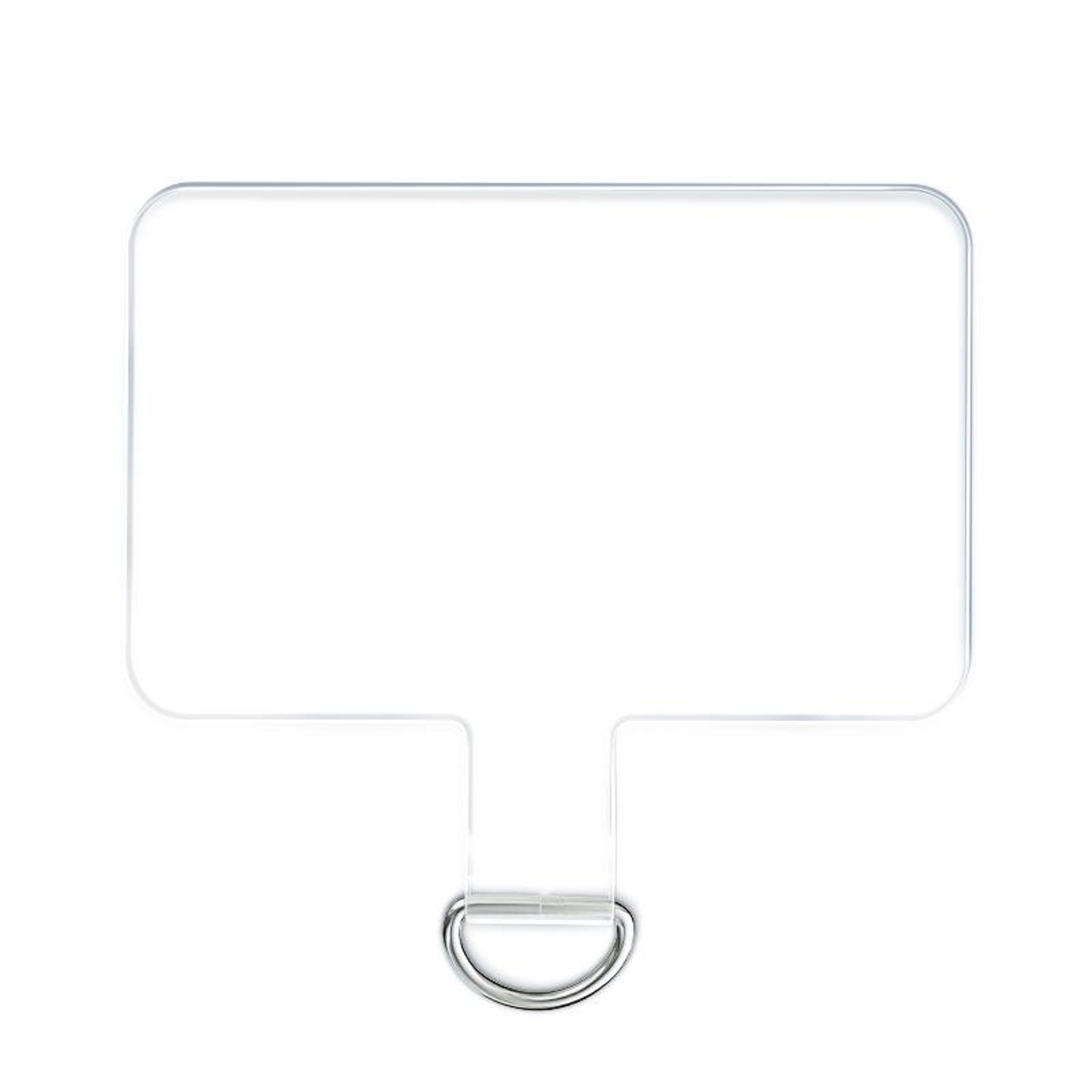Universal Phone Lanyard Patch TPU Phone Tether Adapter with Metal D Ring – view 2