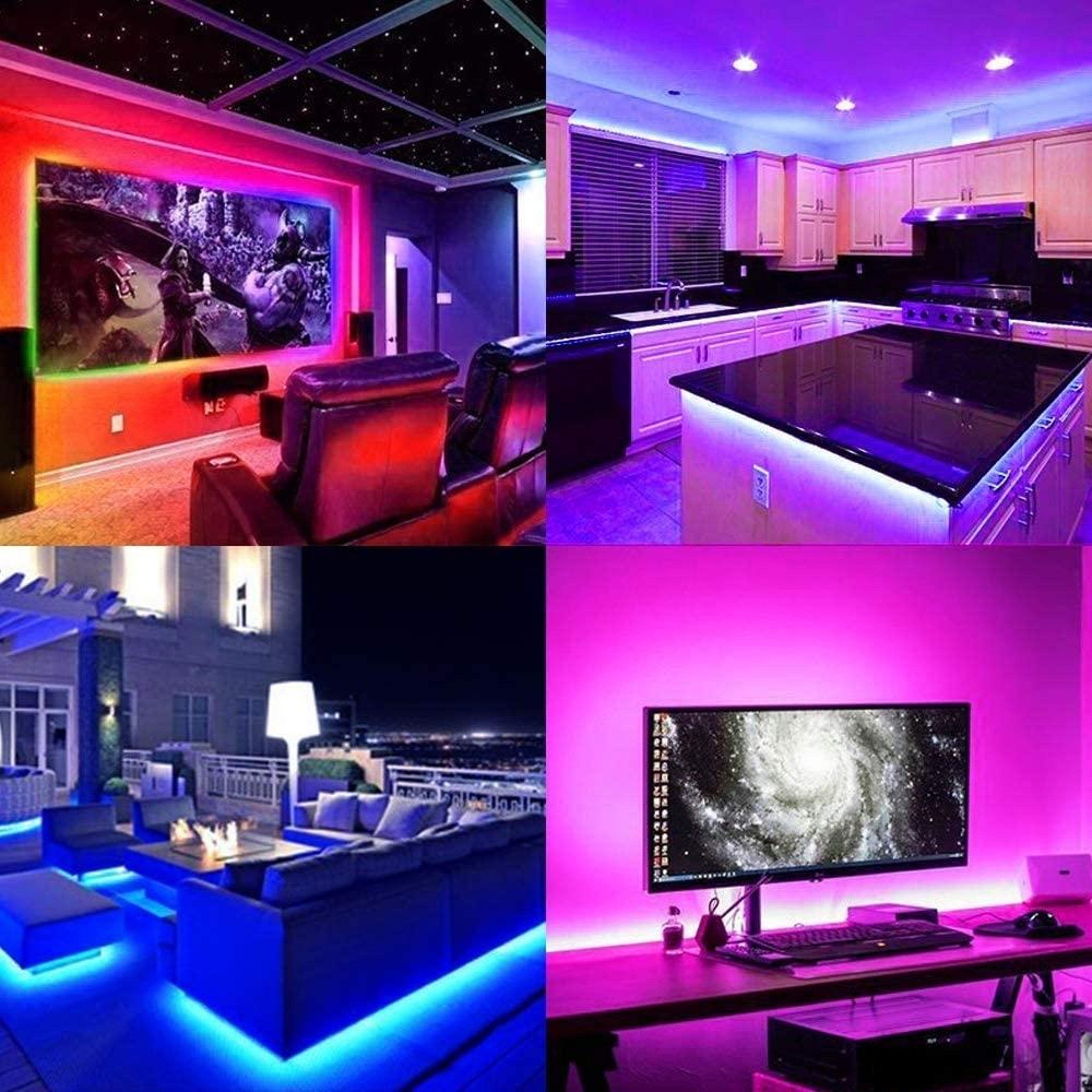 WiFi LED Controller Smart RGB LED Strip Controller With APP Voice Control For Alexa 5V To 24V 7