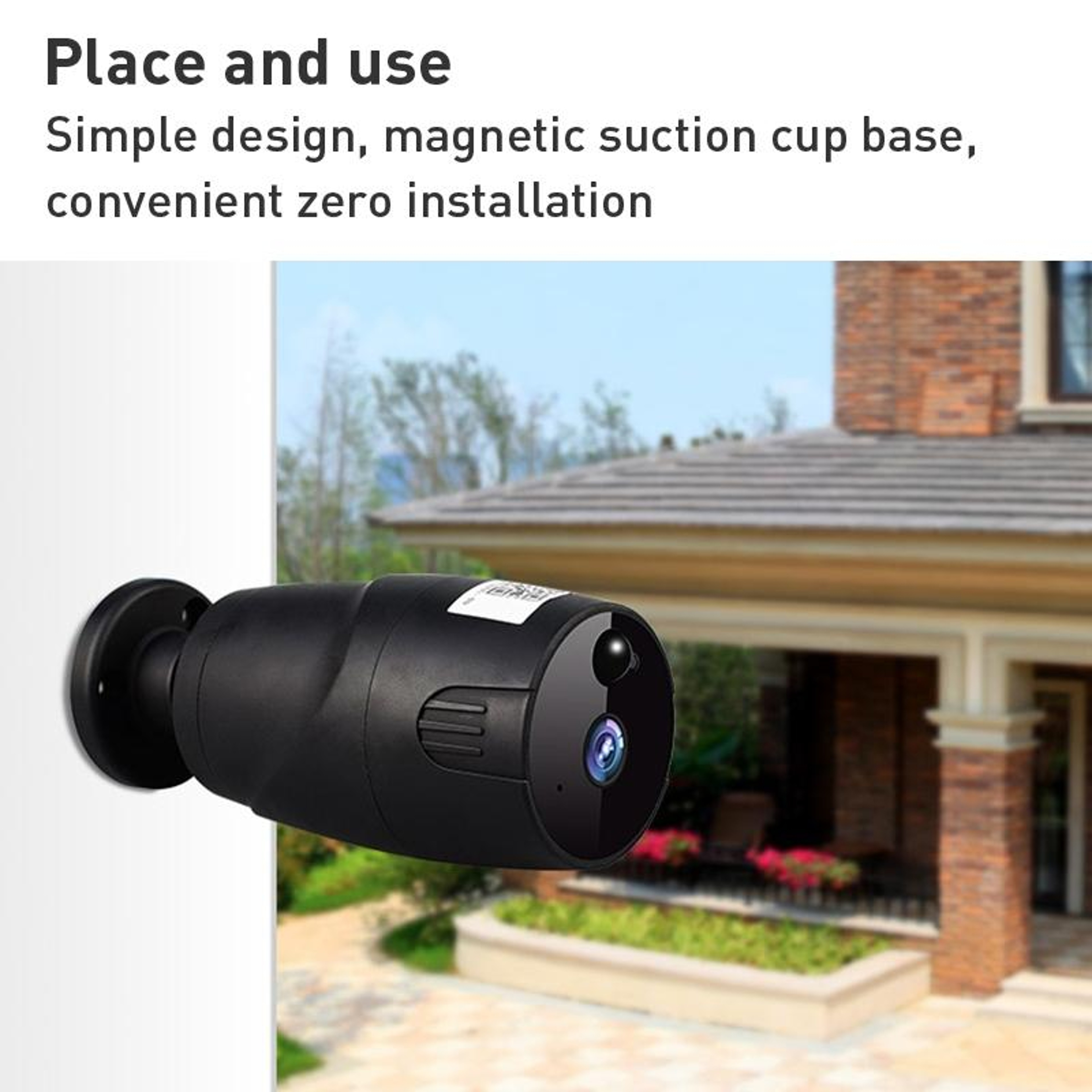 WiFi Security Camera Smart Surveillance Camera with Night Vision Two Way Audio PIR Motion Detection – view 8