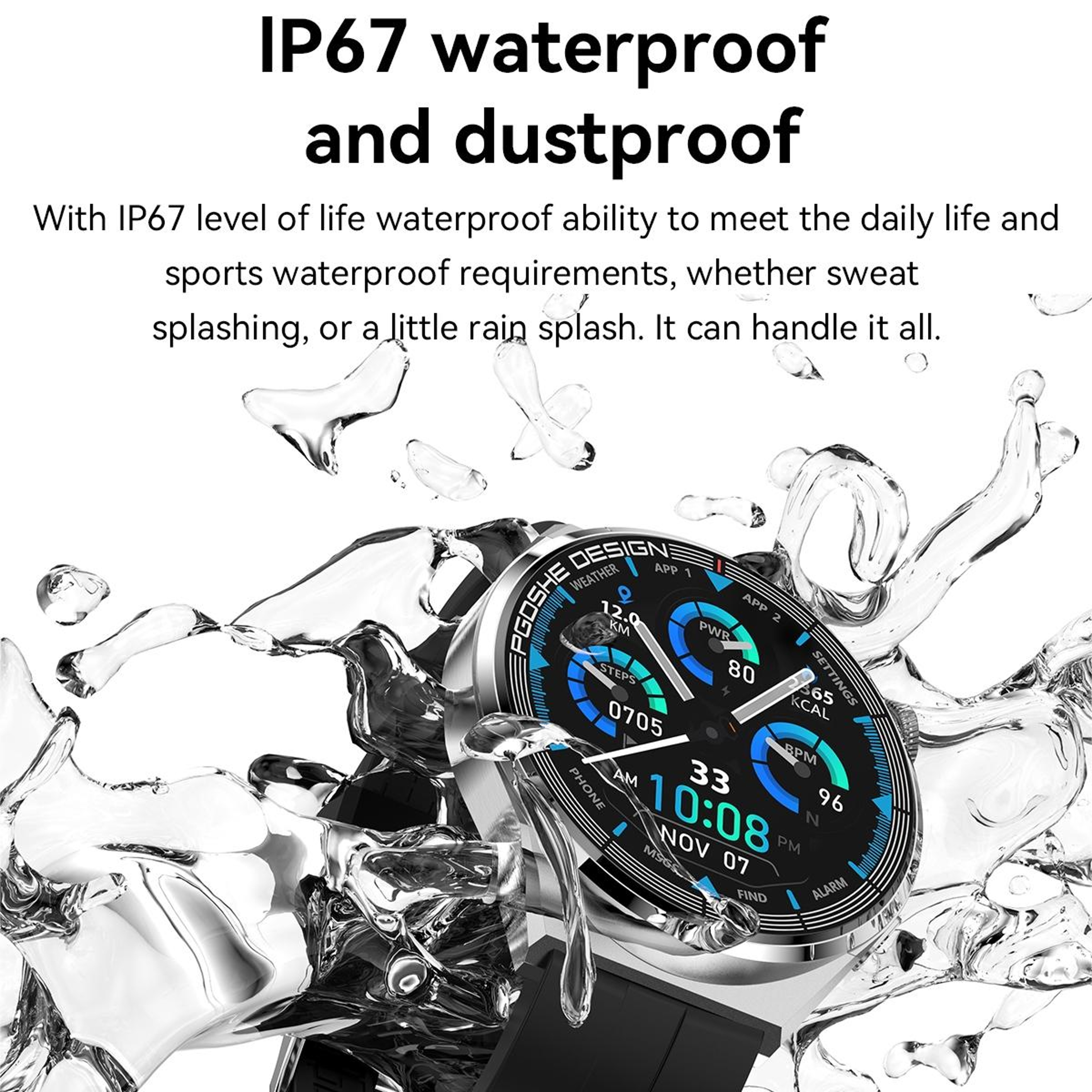 PG3 Pro Smart Watch with Bluetooth Calling Smartwatch NFC Health Fitness Tracker – view 11
