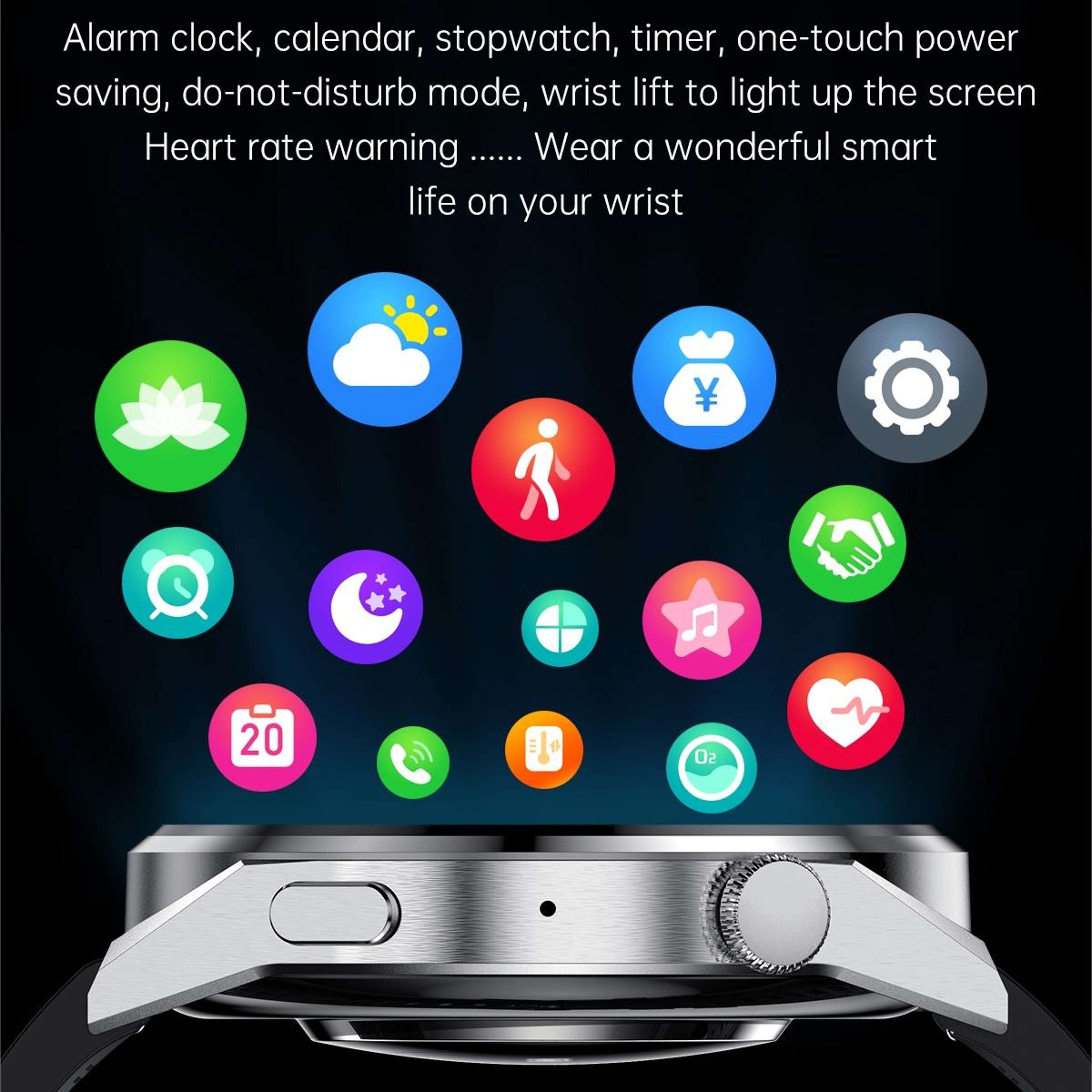 PG3 Pro Smart Watch with Bluetooth Calling Smartwatch NFC Health Fitness Tracker – view 16