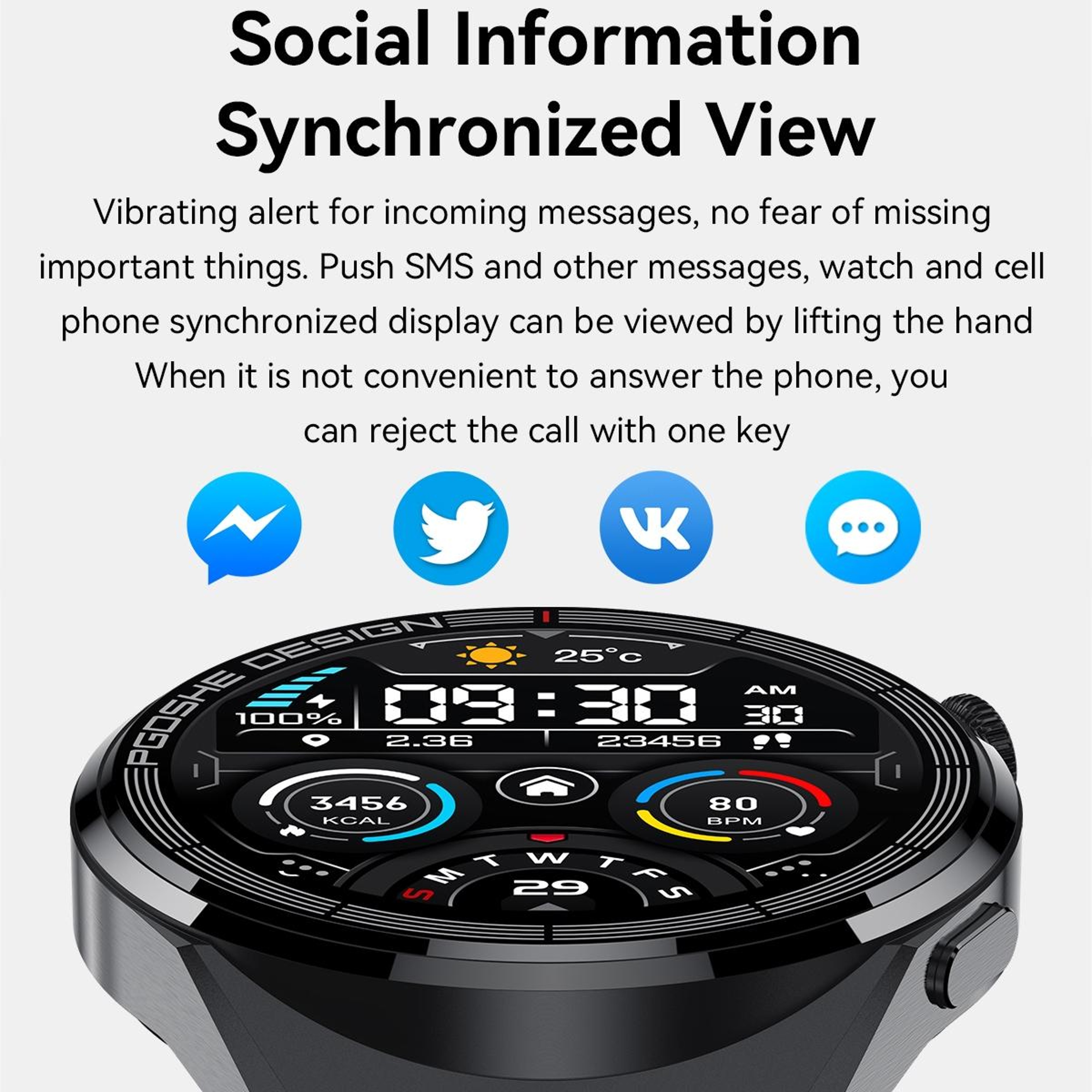 PG3 Pro Smart Watch with Bluetooth Calling Smartwatch NFC Health Fitness Tracker – view 8