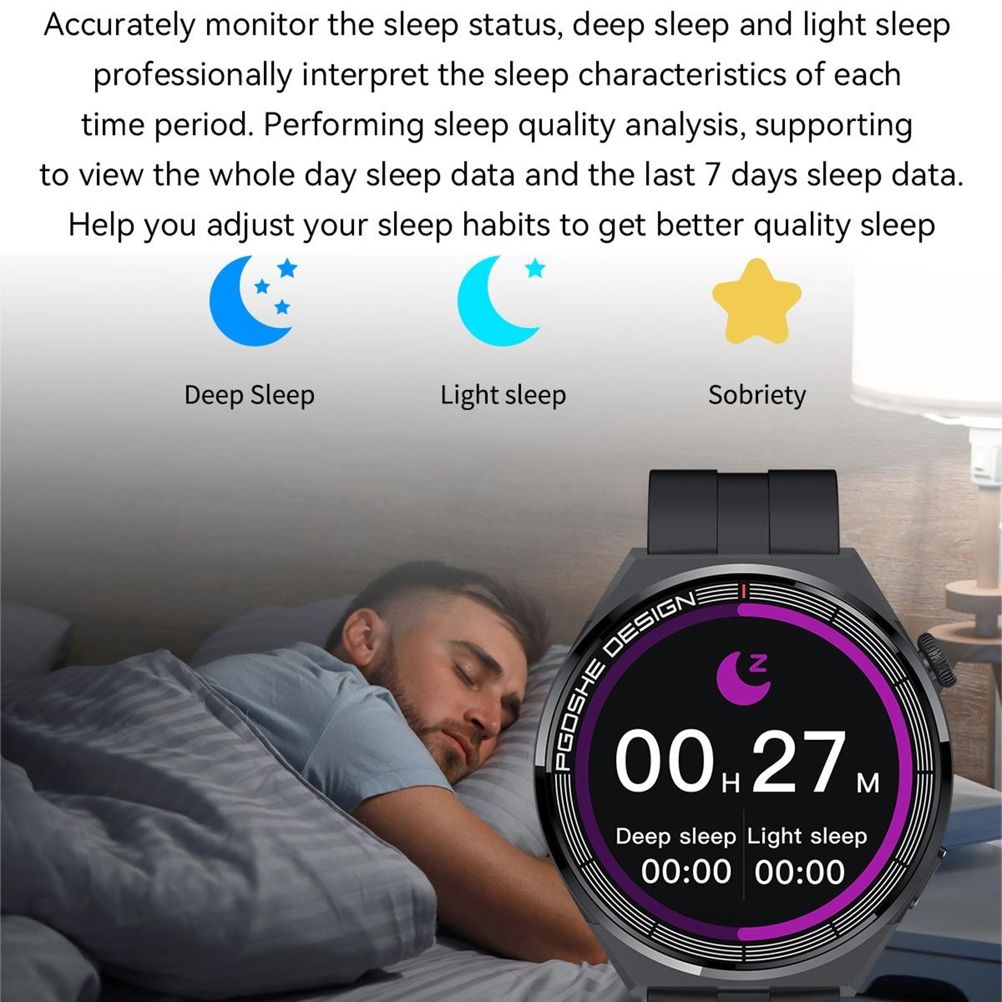 PG3 Pro Smart Watch with Bluetooth Calling Smartwatch NFC Health Fitness Tracker – view 9