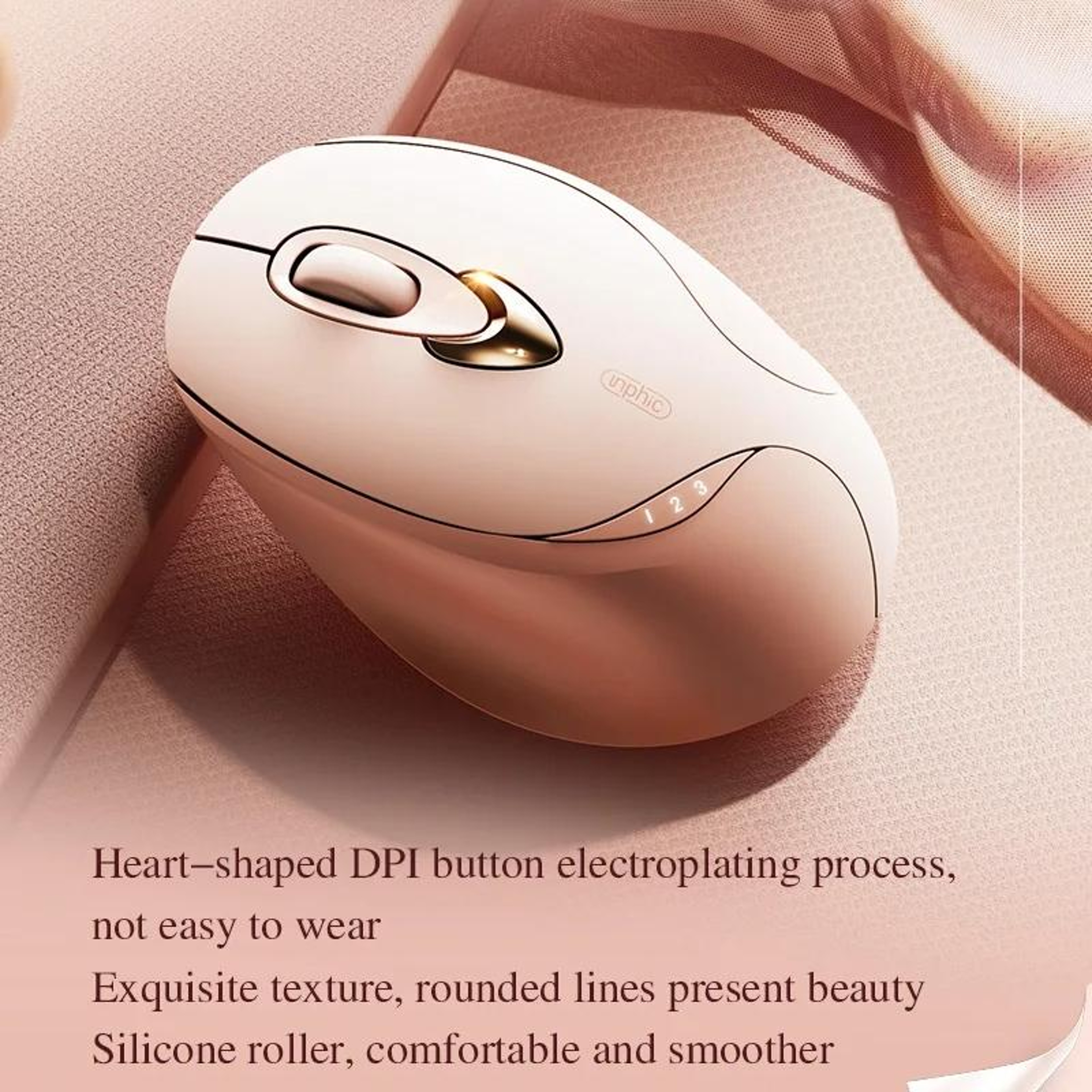 Inphic M8P Wireless Mouse Rechargeable Silent Ergonomic Mouse with Power Display – view 10