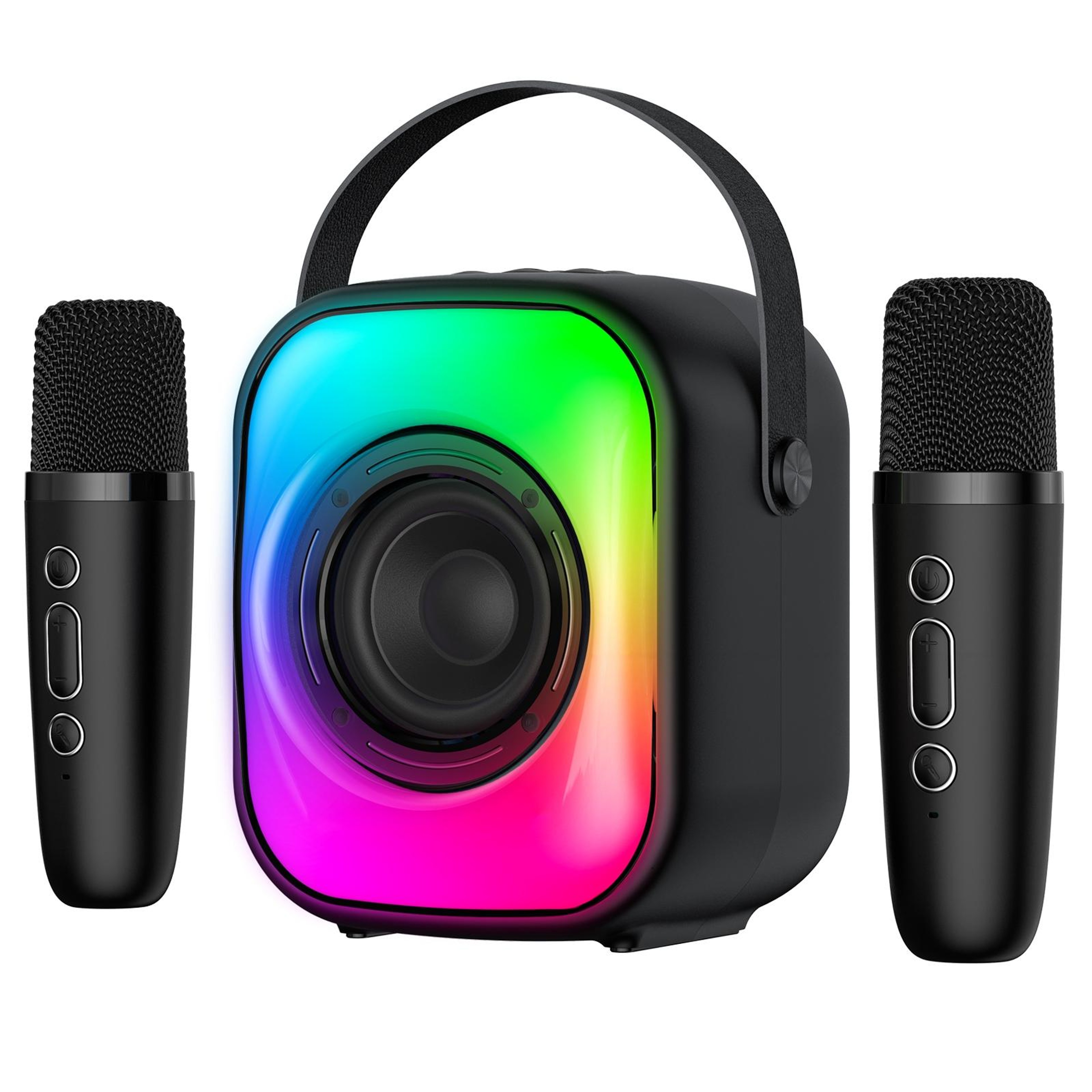 ONIKUMA L7 Bluetooth Karaoke Speaker with 2 Wireless Microphones Portable Karaoke Machine – view 8