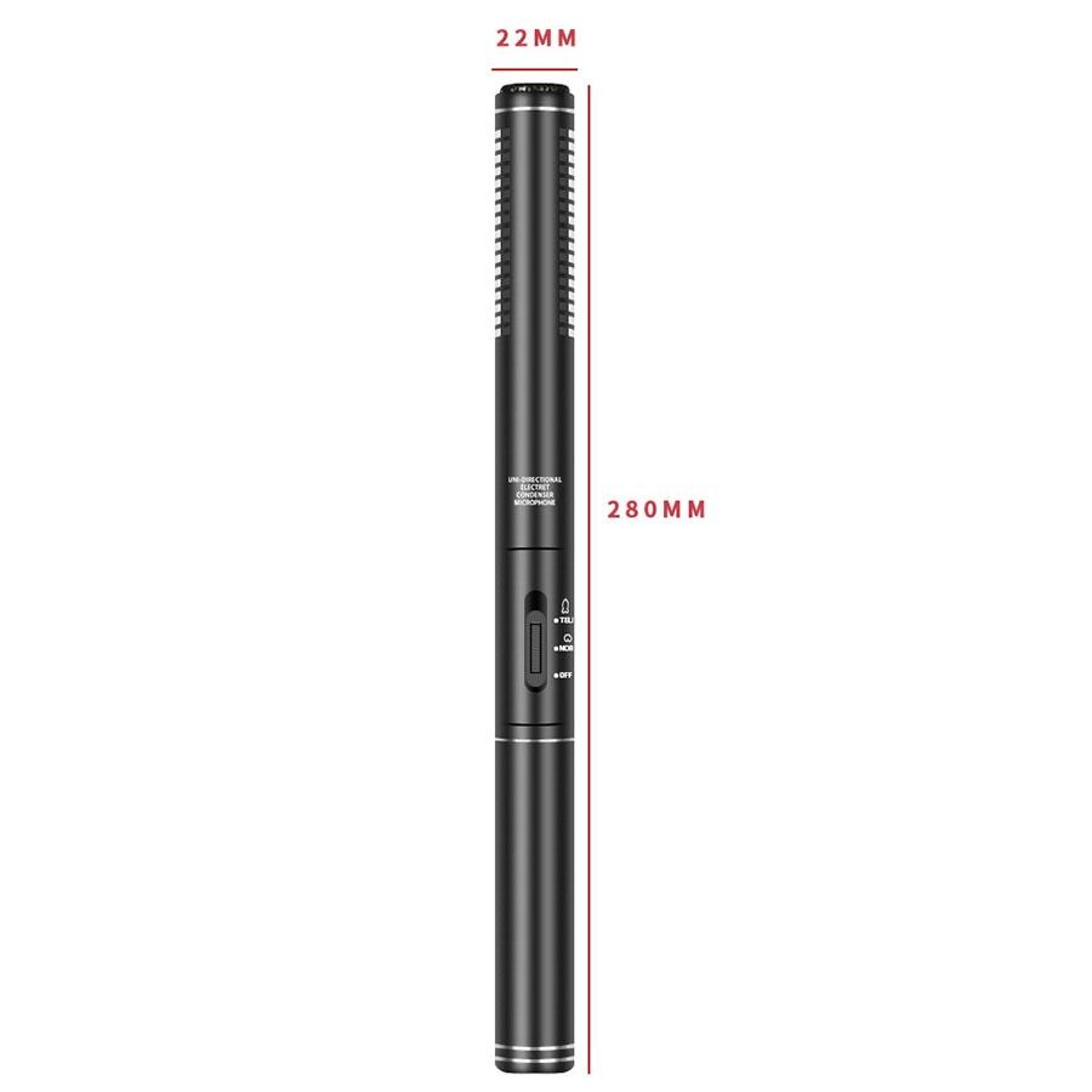 Smart Shotgun Microphone With Noise Reduction For Camera Phone Computer Interview Recording 2
