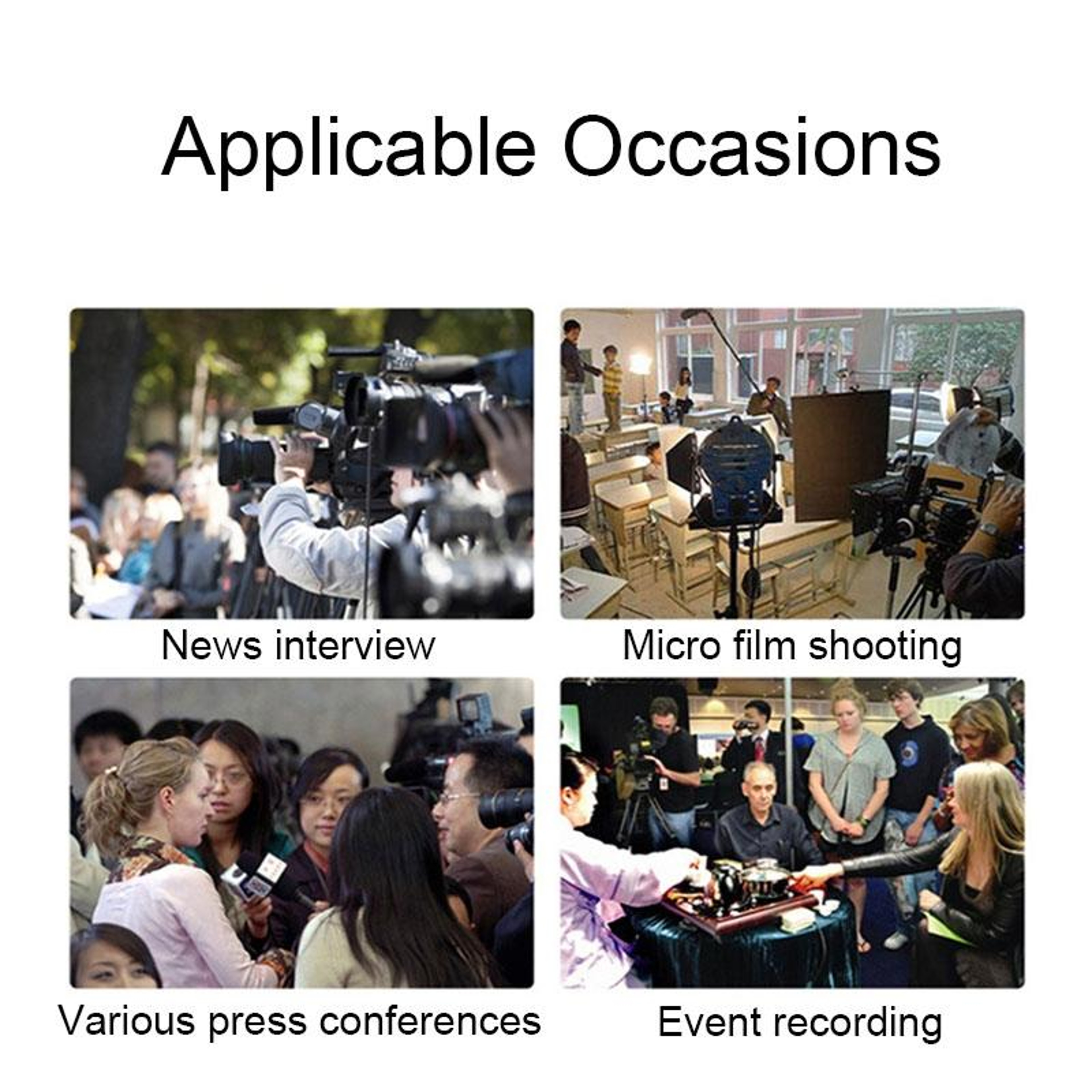 Smart Shotgun Microphone With Noise Reduction For Camera Phone Computer Interview Recording 7
