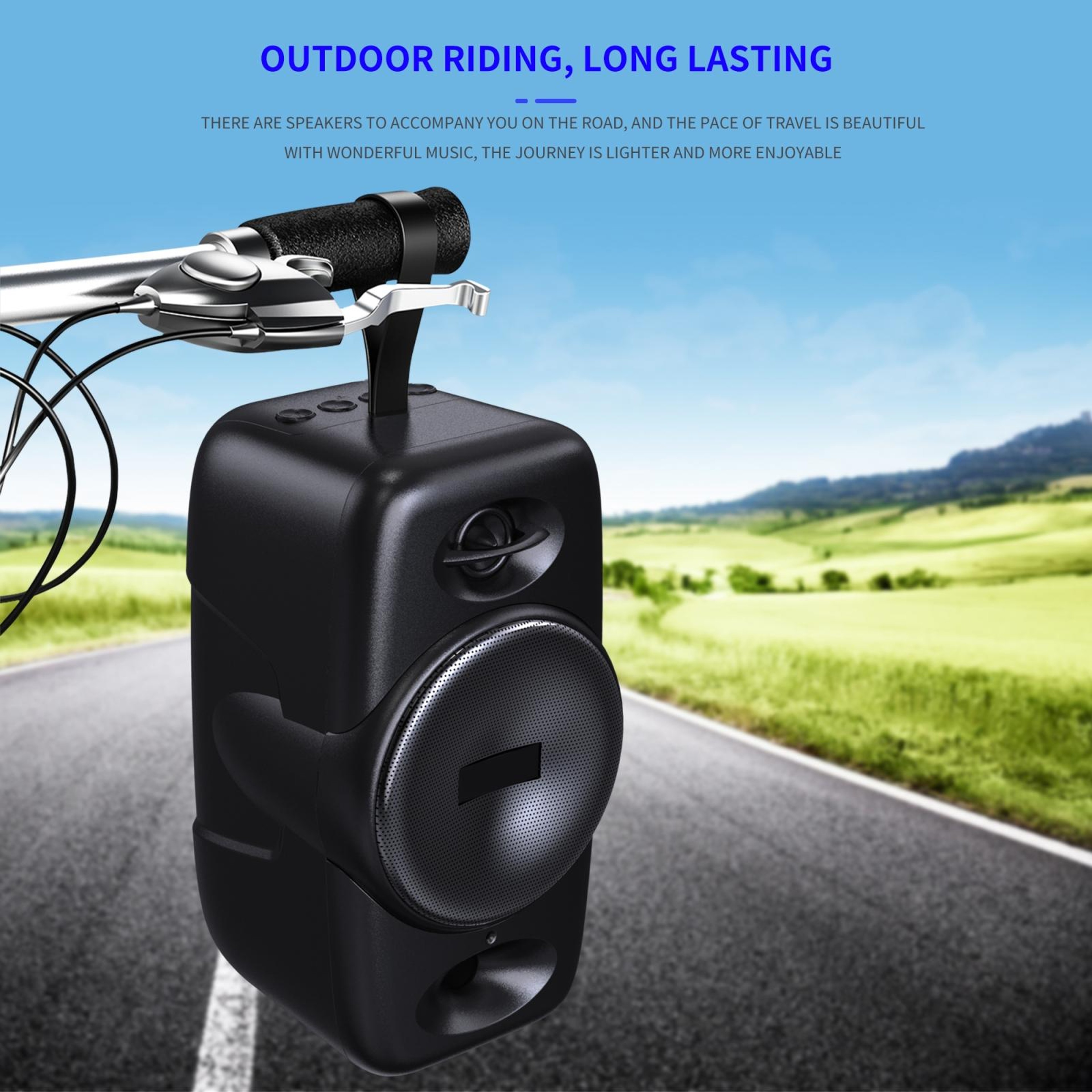 BT08 Portable Bluetooth Speaker 10W Wireless Speaker with TWS FM AUX TF Card USB Playback – view 3