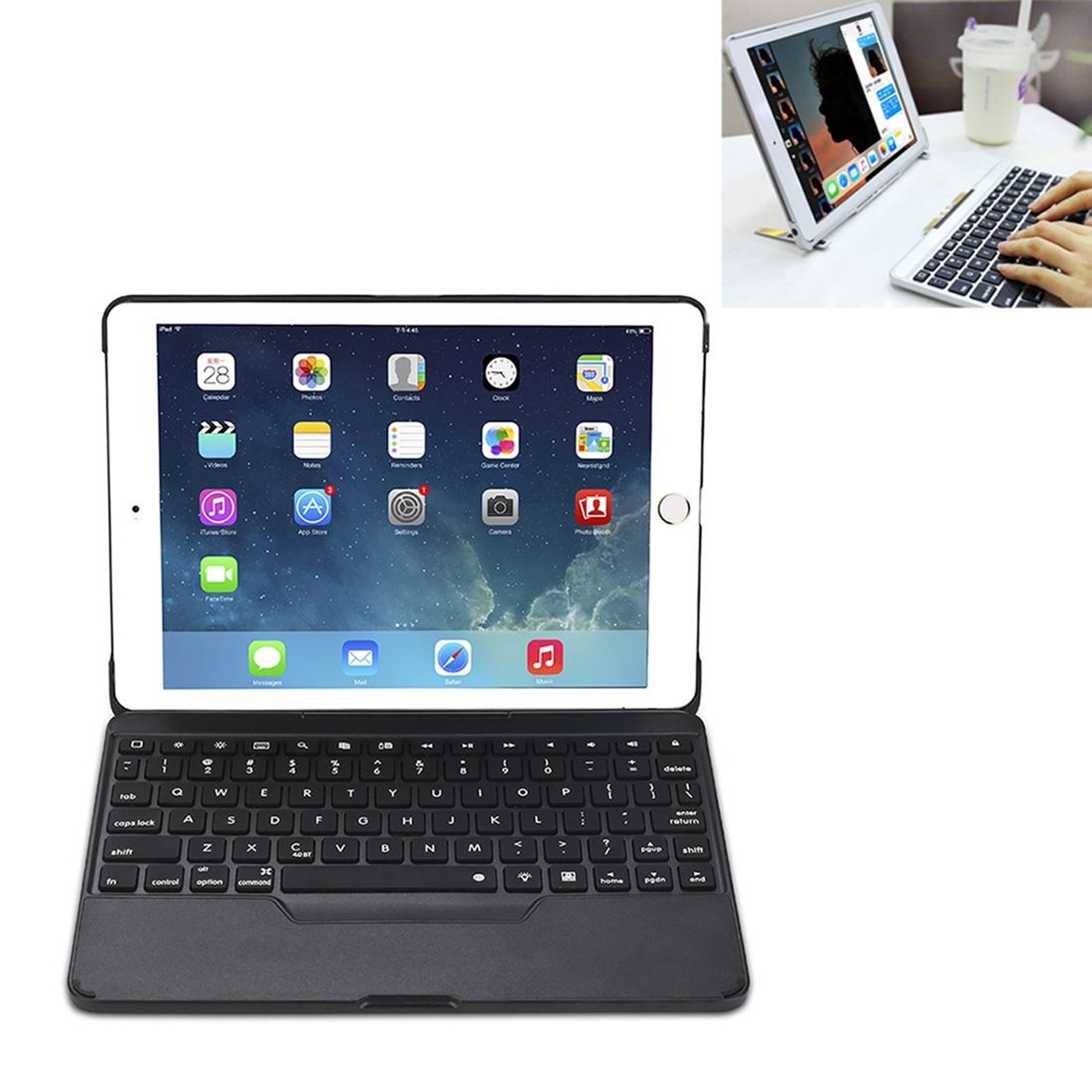 F611 Bluetooth Keyboard Case With Backlit Keyboard For IPad Air Pro 97 Detachable Wireless Protecti 4