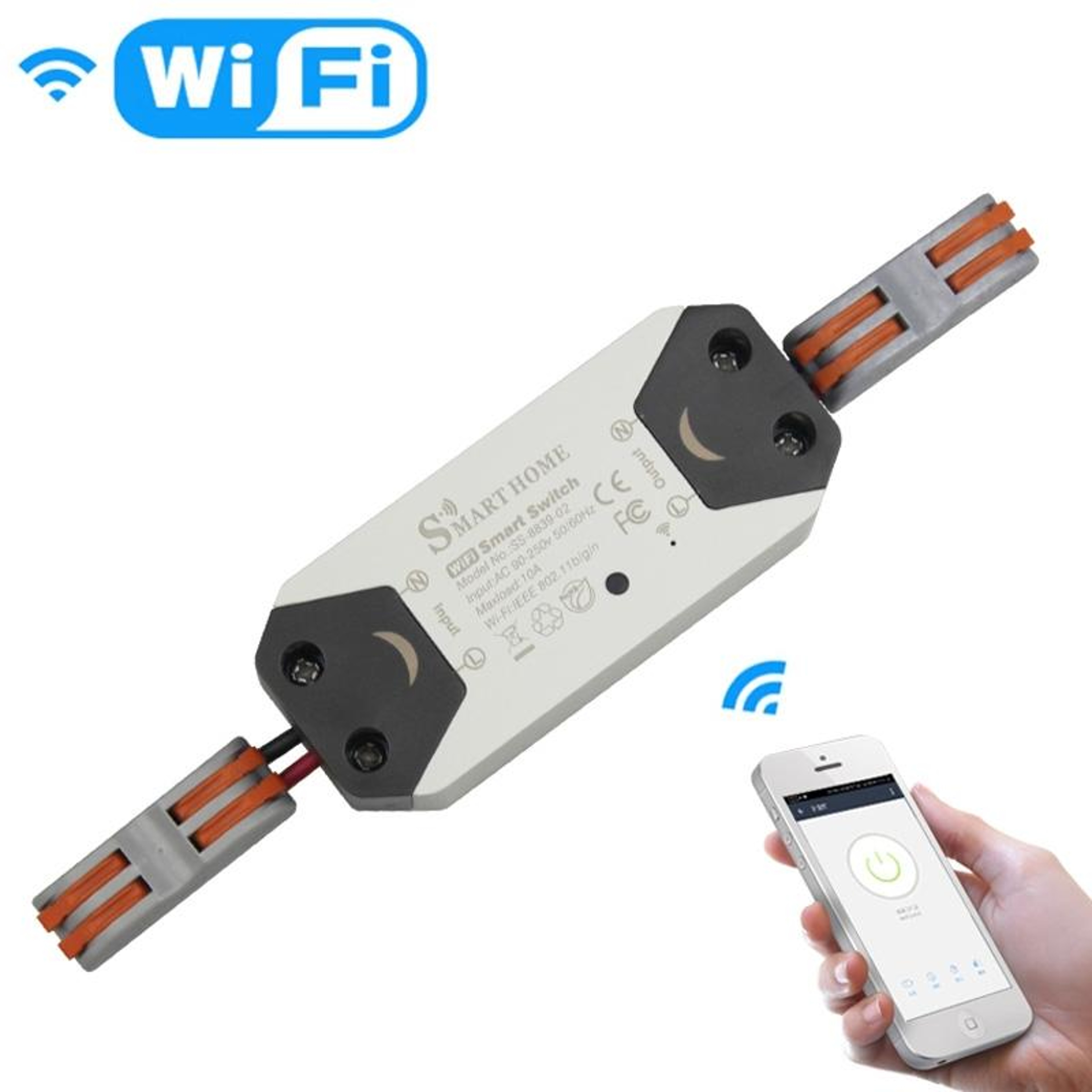 DIY WiFi Smart Light Switch Timer Module for Smart Home Automation with Alexa Google Home Remote Control – view 1