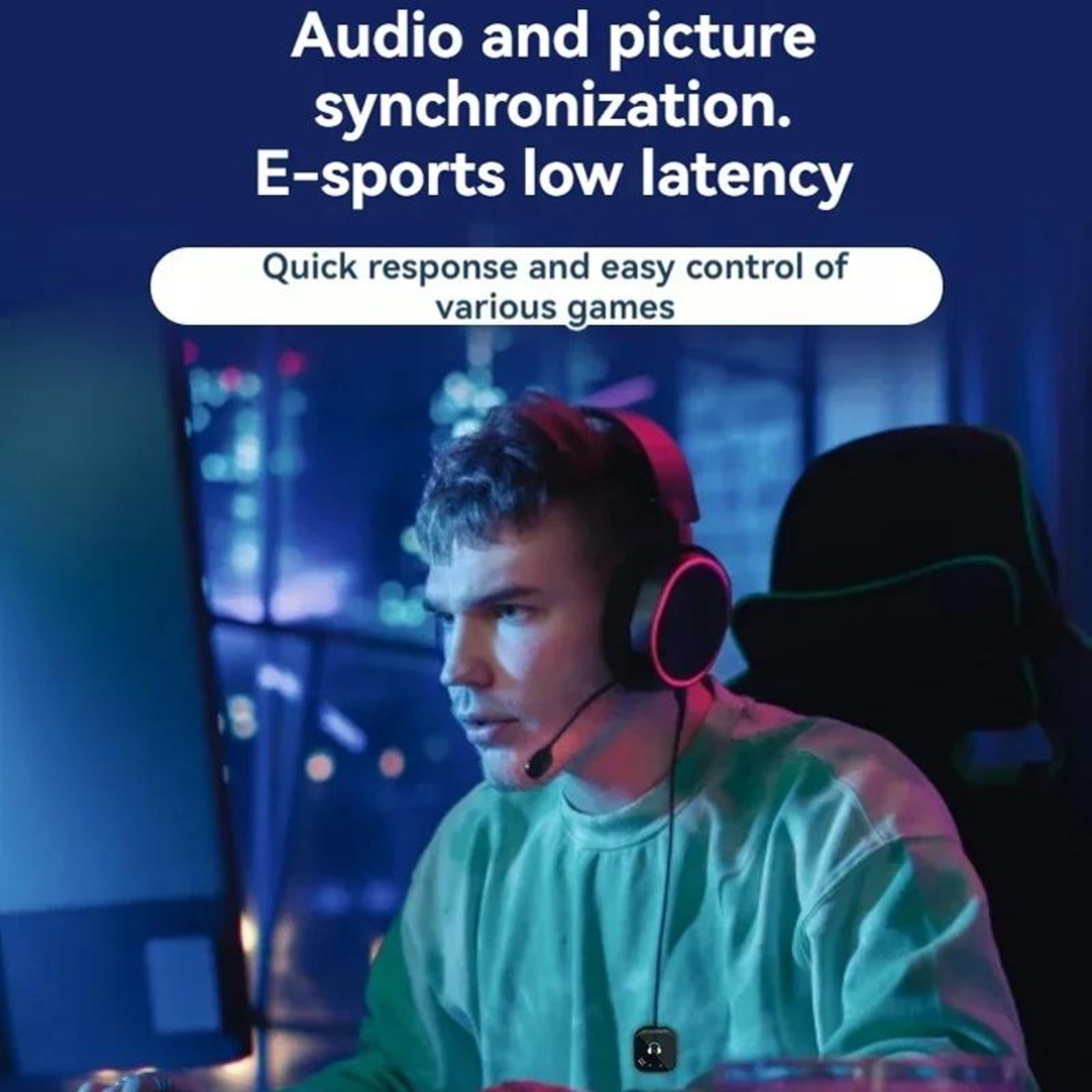 58G Wireless InEar Monitor System Low Latency Audio Transmitter Receiver With Dual Headphone Monito 8