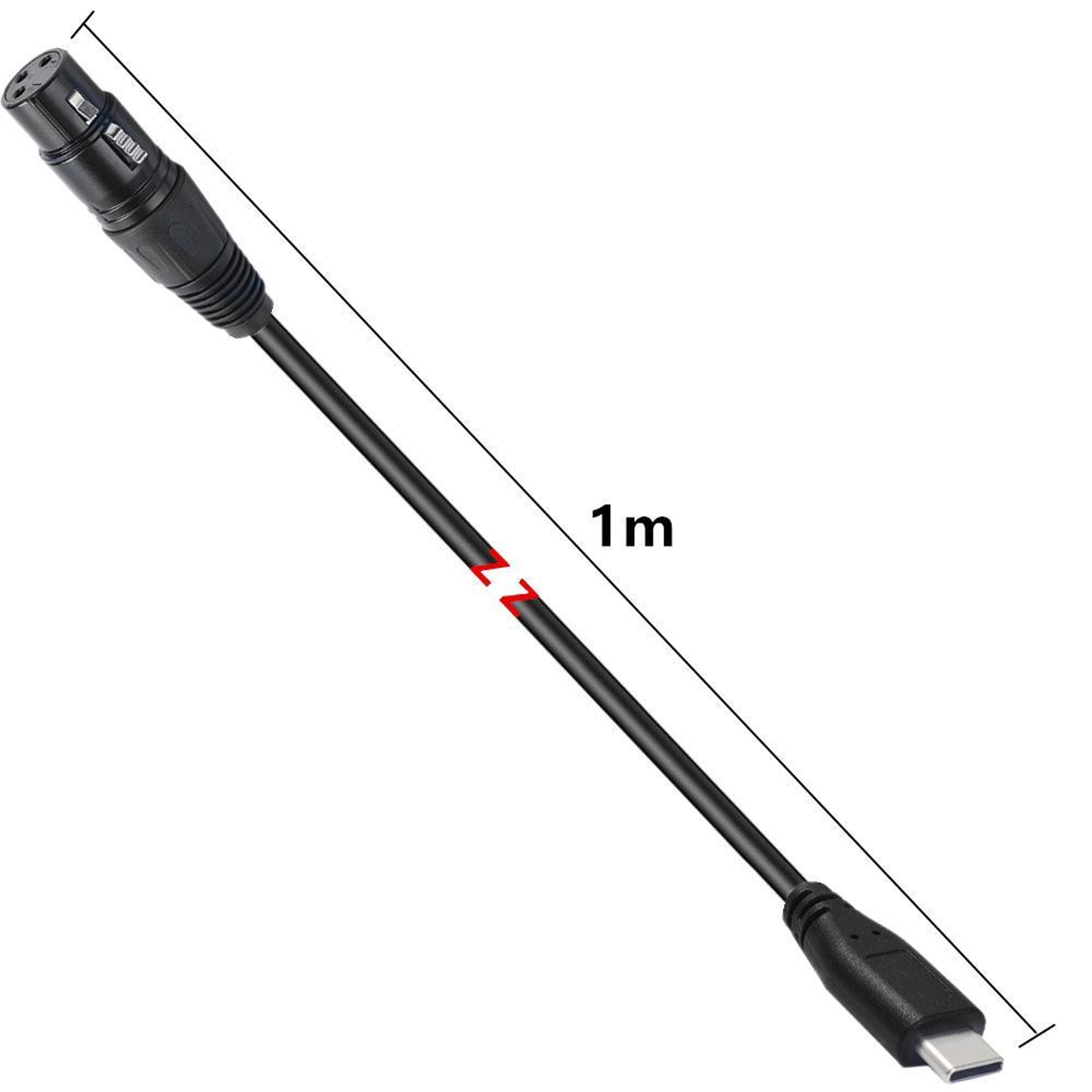 JUNSUNMAY USB-C to XLR Adapter 1M High Fidelity Microphone Audio Adapter Cable for Phones Tablets Laptops – view 4