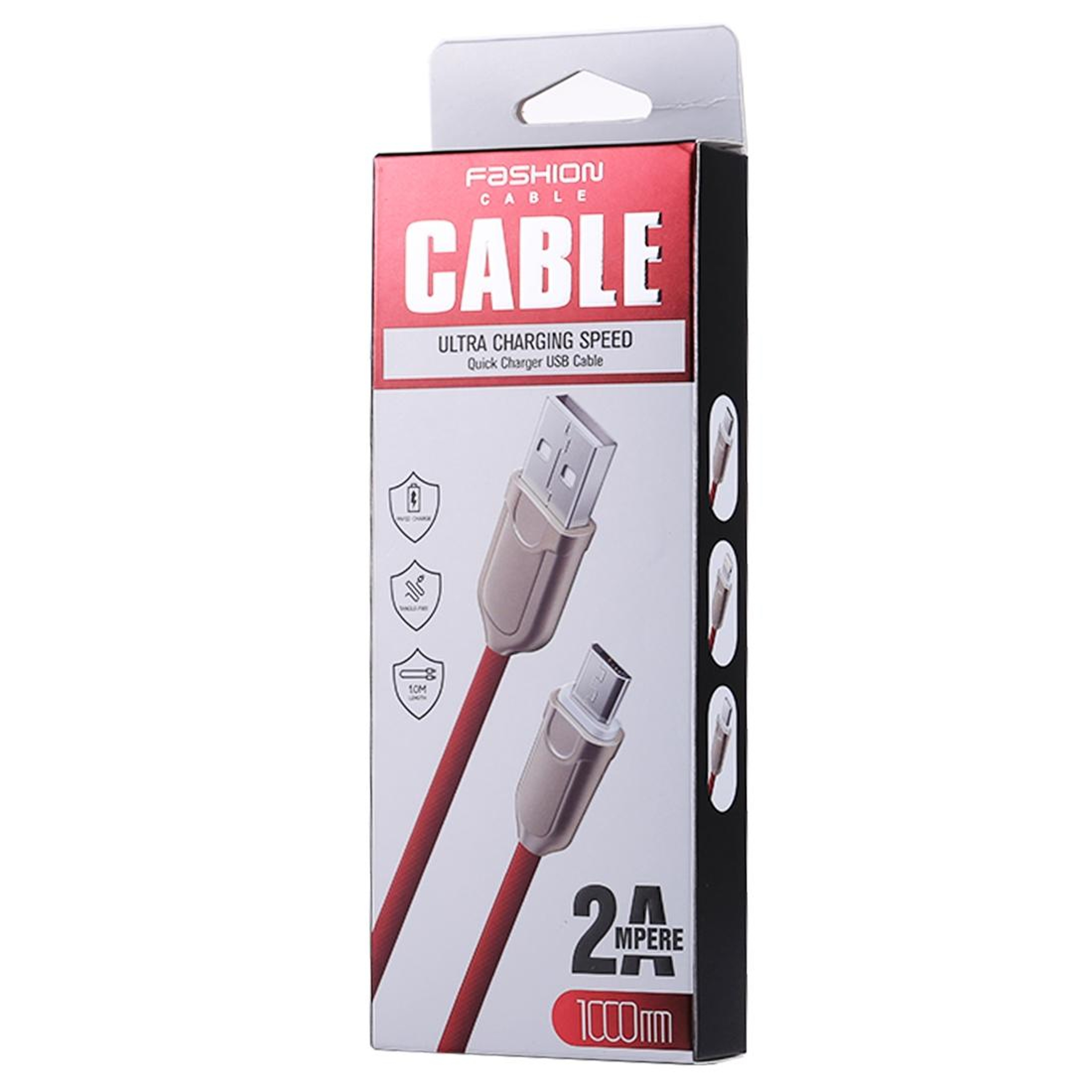 1M USB-C Charging Cable 2A Fast Charge USB 2.0 Type C Data Sync Cord – view 6