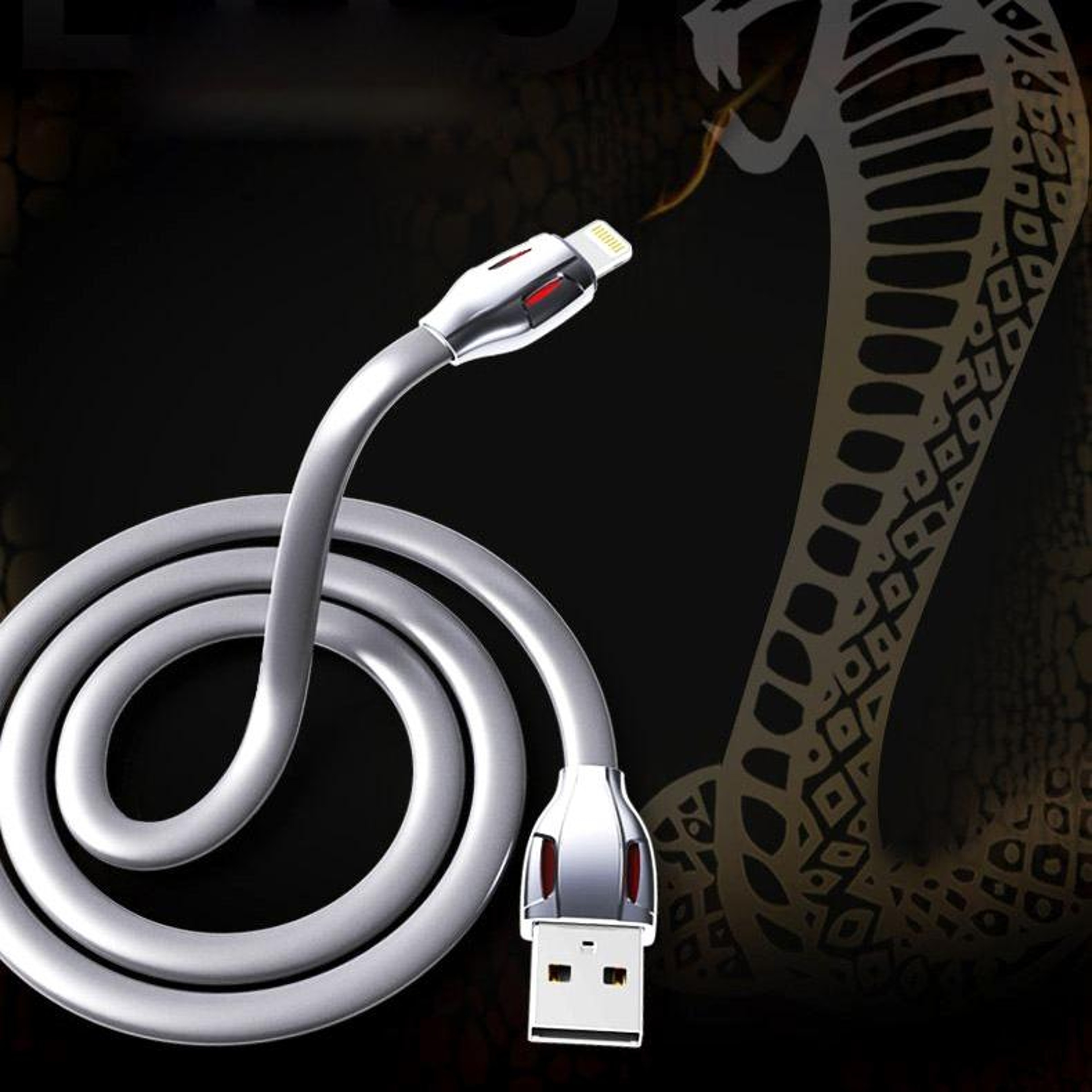 REMAX RC035i Lightning Cable 1M Fast Charging Cable USB Data Sync Cord With LED Indicator 4