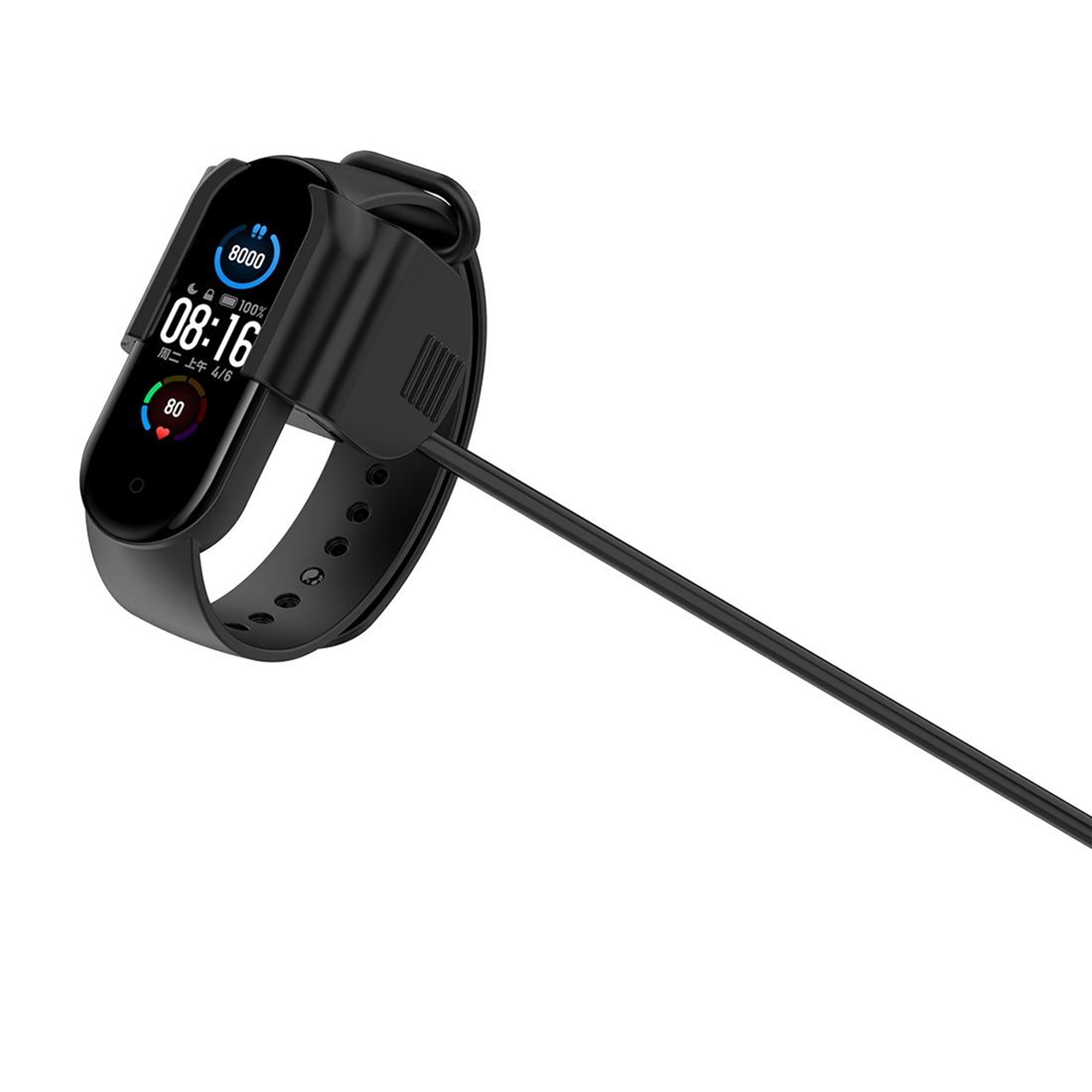 USB Fast Charging Replacement Cable For Xiaomi Band 5 And Band 6 1M Magnetic Charger 4