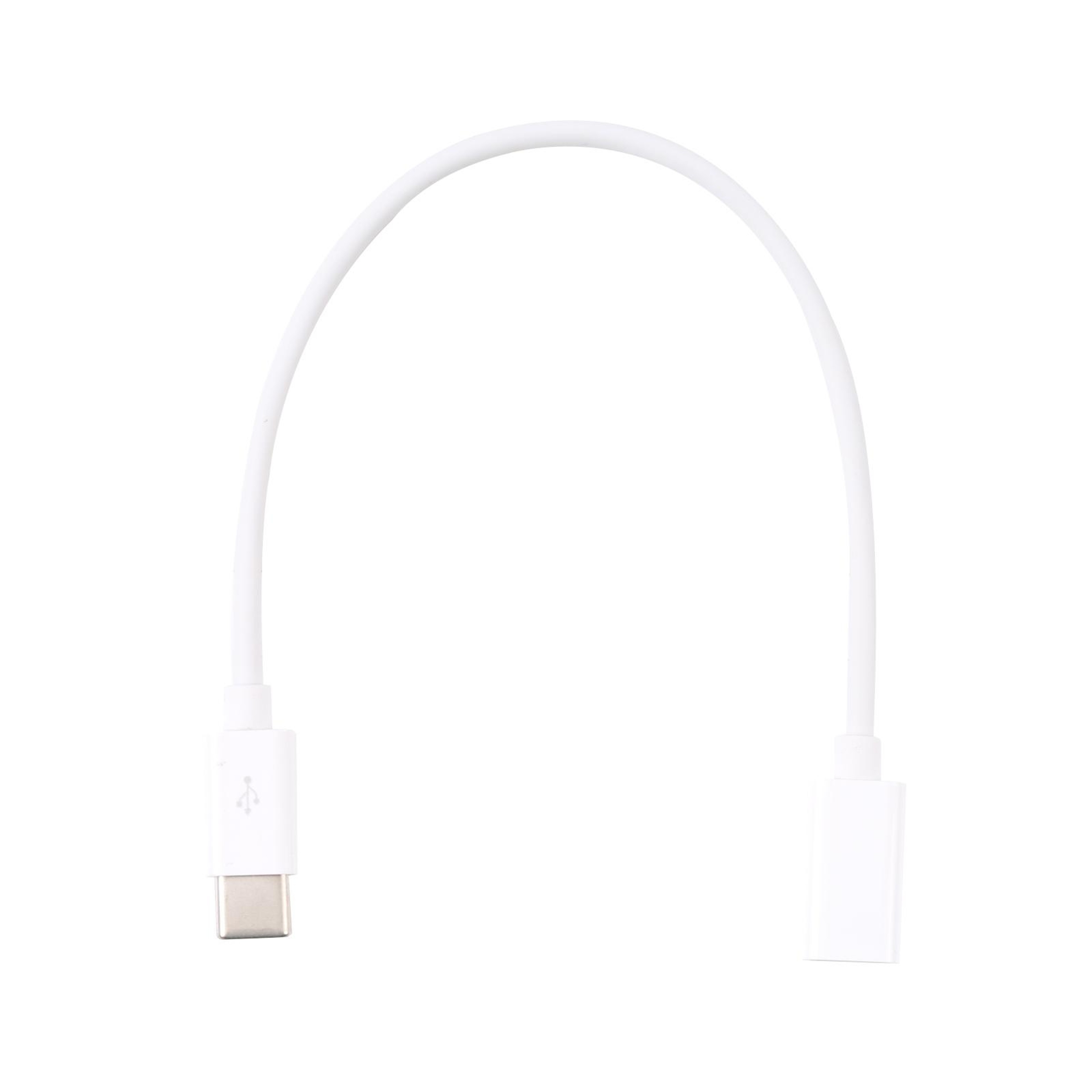 USBC Extension Cable 20cm TypeC Charging And Data Transfer Extender White 3