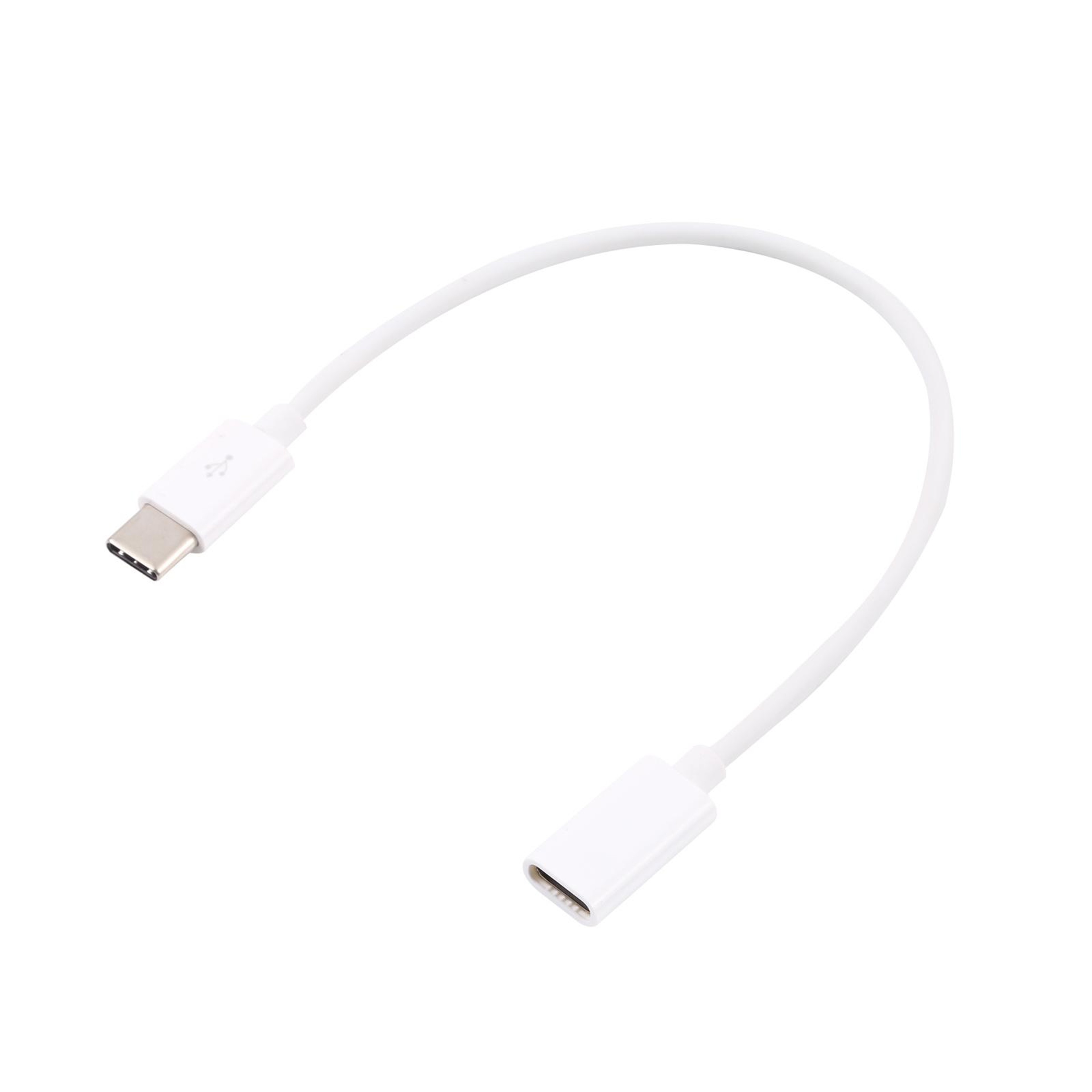 USBC Extension Cable 20cm TypeC Charging And Data Transfer Extender White 2