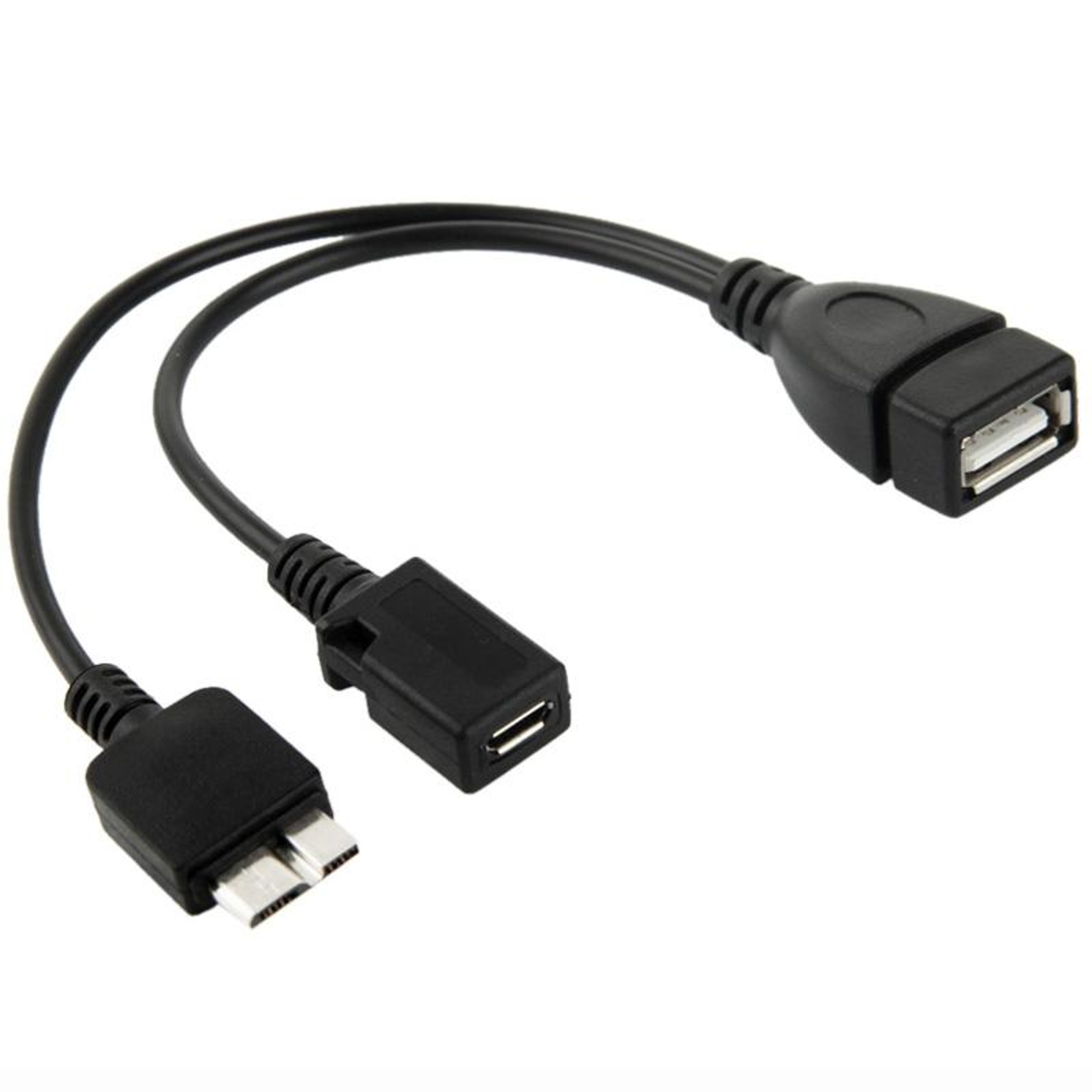 USB AF to Micro USB 3.0 Sync Cable for Galaxy Note 3 N9000 Fast Data Transfer 20cm – view 1